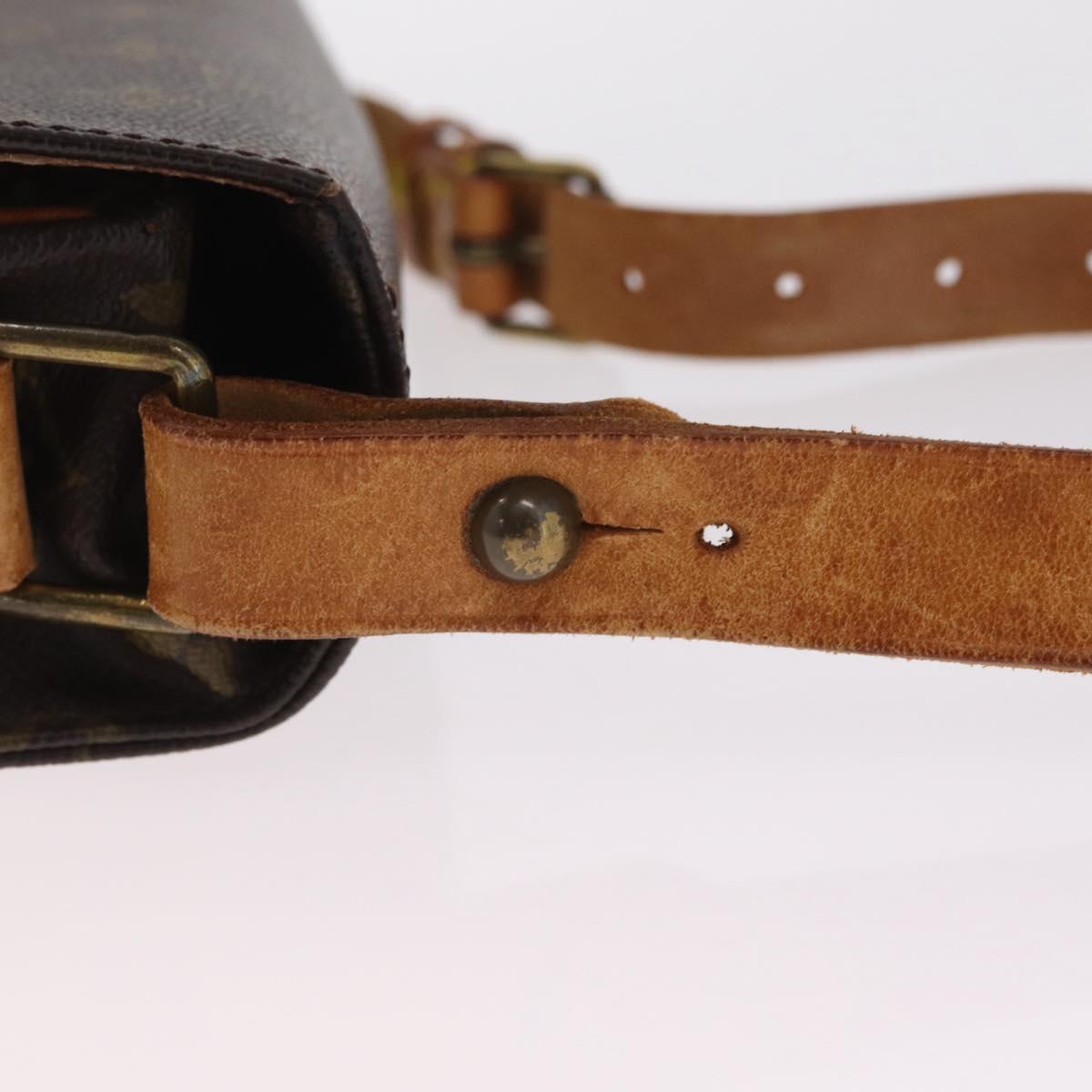 LOUIS VUITTON Monogram Cartouchiere GM Shoulder Bag M51252 LV Auth ep16925