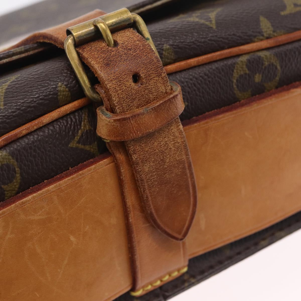 LOUIS VUITTON Monogram Cartouchiere GM Shoulder Bag M51252 LV Auth ep16925