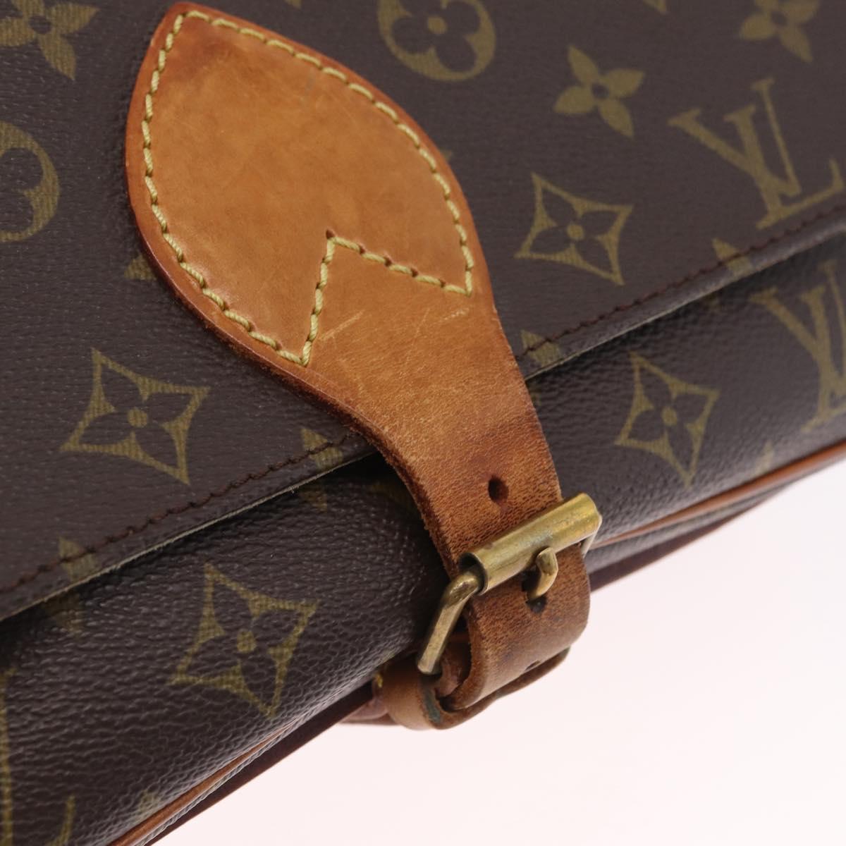 LOUIS VUITTON Monogram Cartouchiere GM Shoulder Bag M51252 LV Auth ep16925