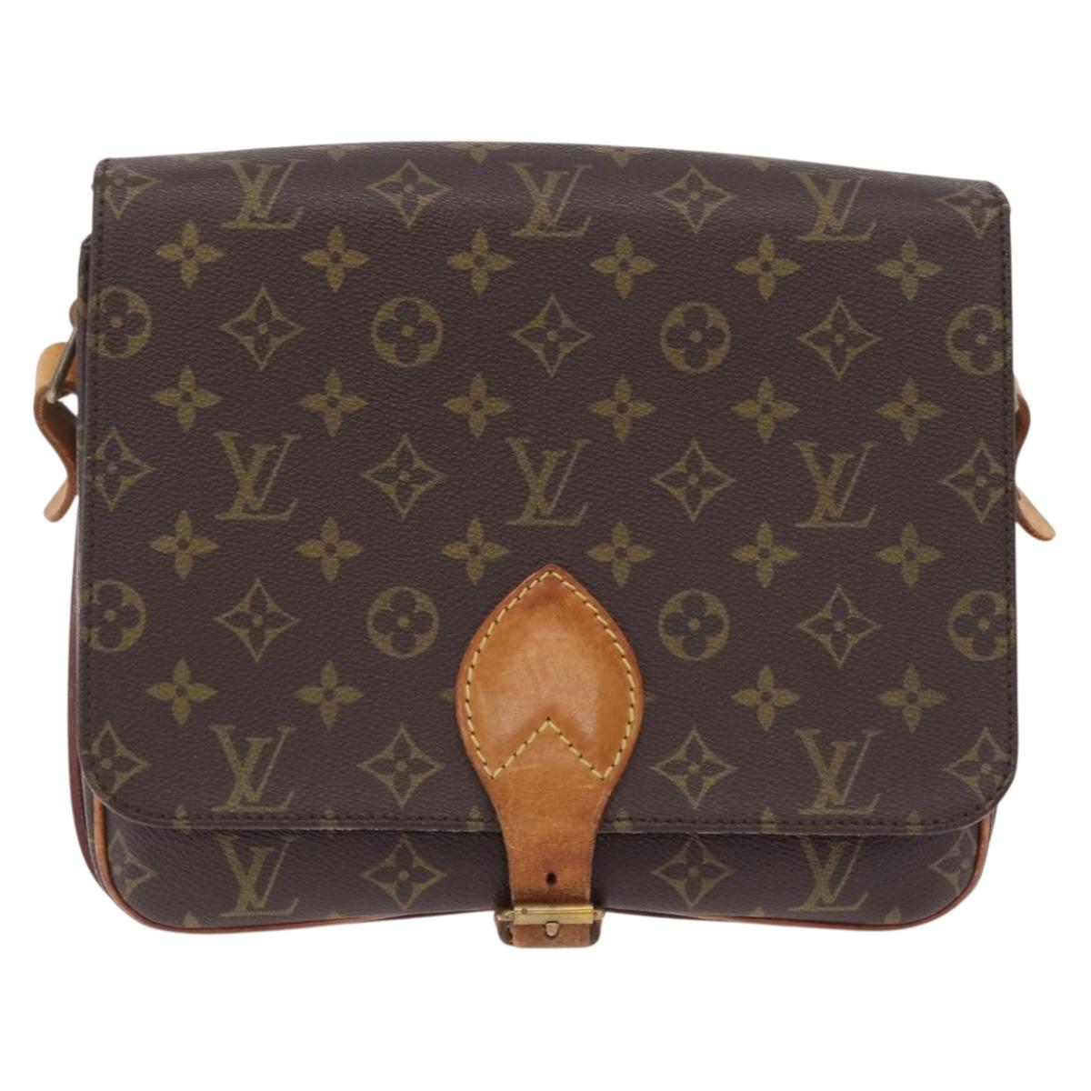 LOUIS VUITTON Monogram Cartouchiere GM Shoulder Bag M51252 LV Auth ep16925