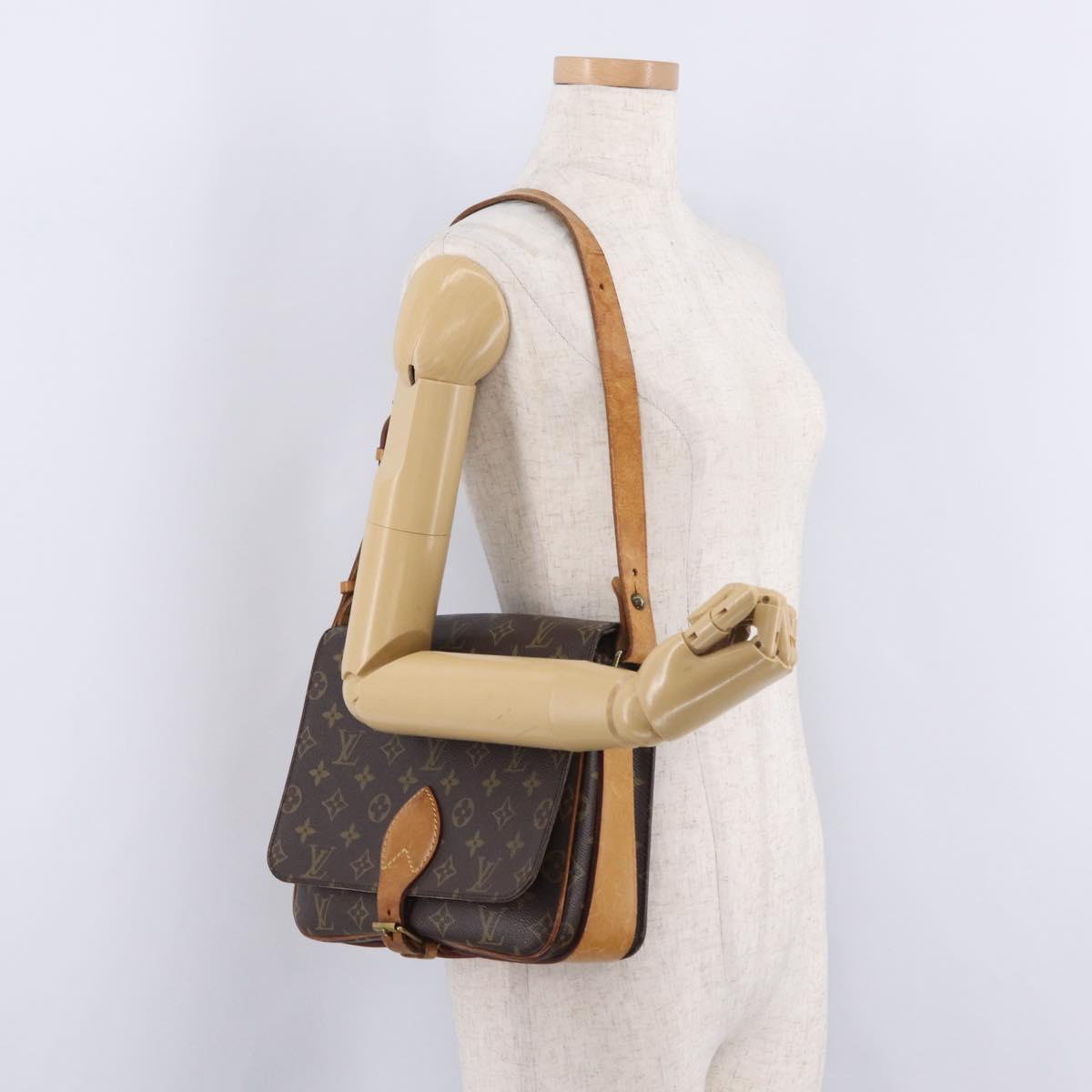 LOUIS VUITTON Monogram Cartouchiere GM Shoulder Bag M51252 LV Auth ep16925