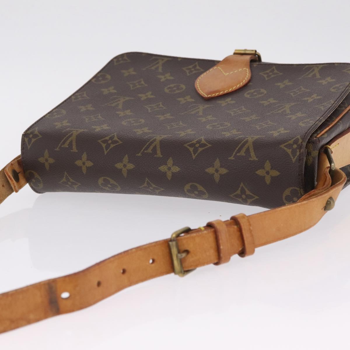 LOUIS VUITTON Monogram Cartouchiere GM Shoulder Bag M51252 LV Auth ep16925