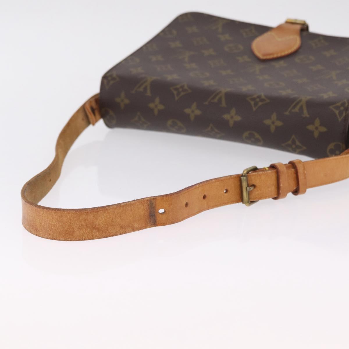 LOUIS VUITTON Monogram Cartouchiere GM Shoulder Bag M51252 LV Auth ep16925
