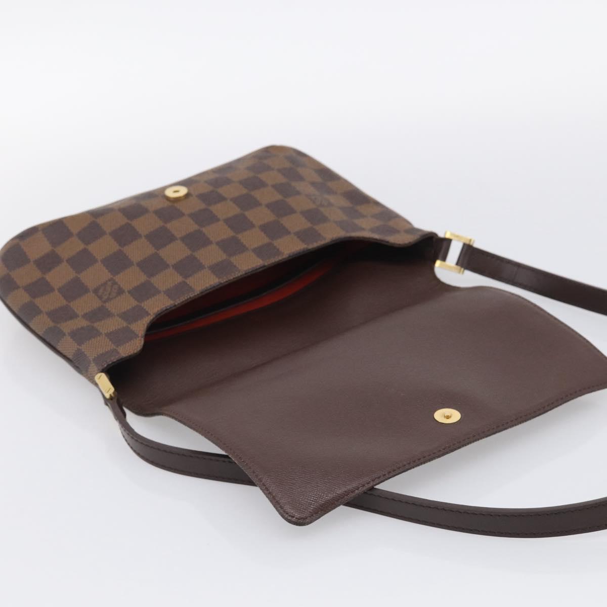 LOUIS VUITTON Damier Ebene Musette Tango Short Shoulder Bag N51255 Auth ep16930V