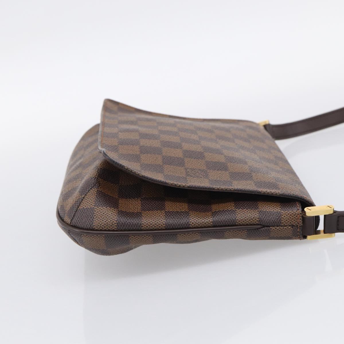 LOUIS VUITTON Damier Ebene Musette Tango Short Shoulder Bag N51255 Auth ep16930V
