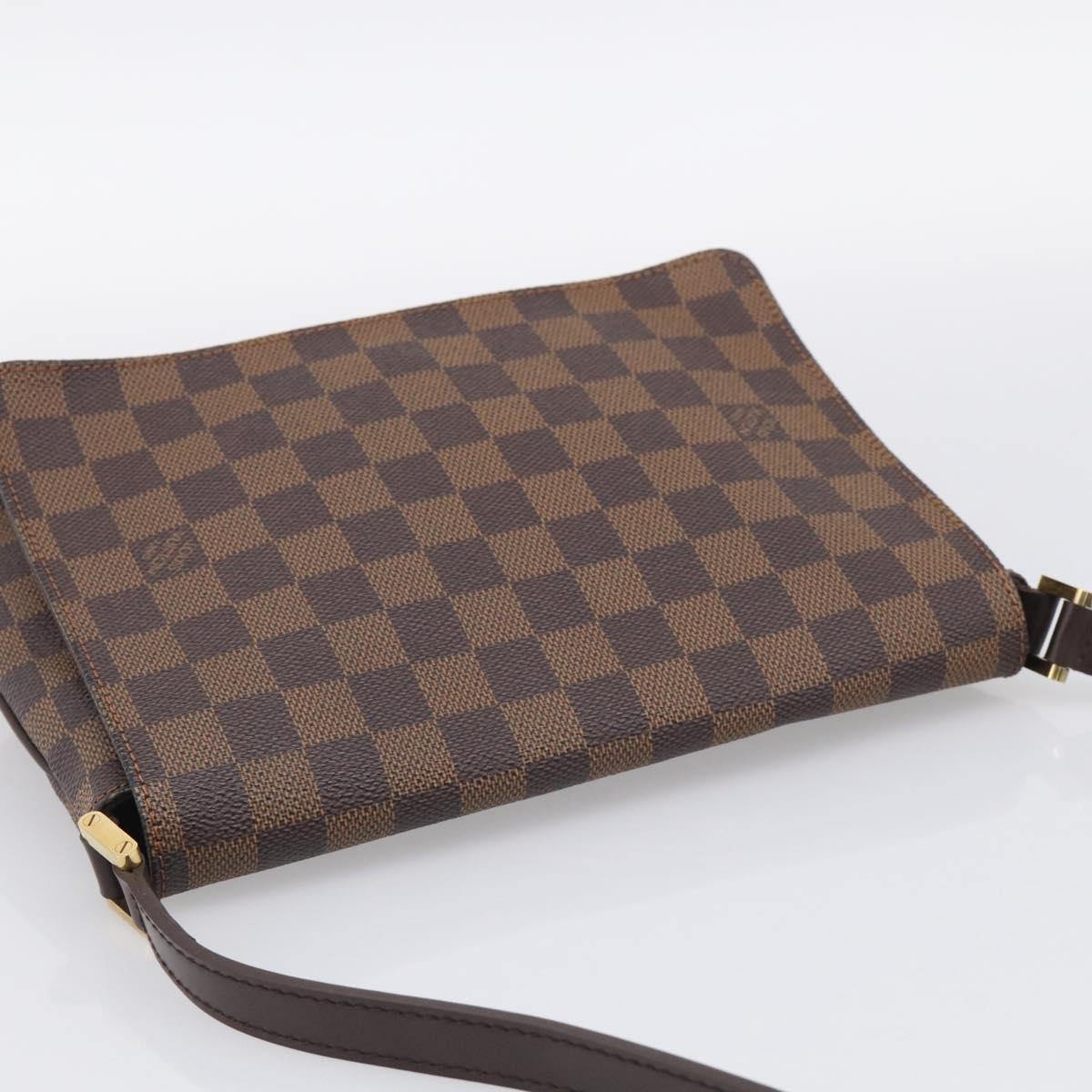 LOUIS VUITTON Damier Ebene Musette Tango Short Shoulder Bag N51255 Auth ep16930V