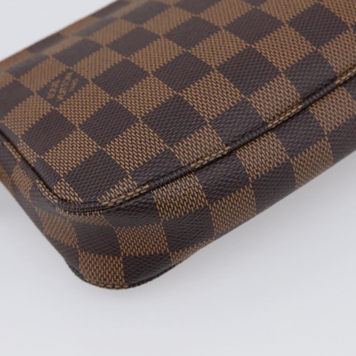 LOUIS VUITTON Damier Ebene Pochette Accessoires Pouch N41206 LV Auth ep16931V