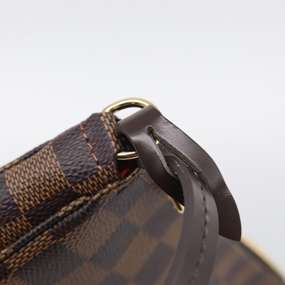 LOUIS VUITTON Damier Ebene Pochette Accessoires Pouch N41206 LV Auth ep16931V