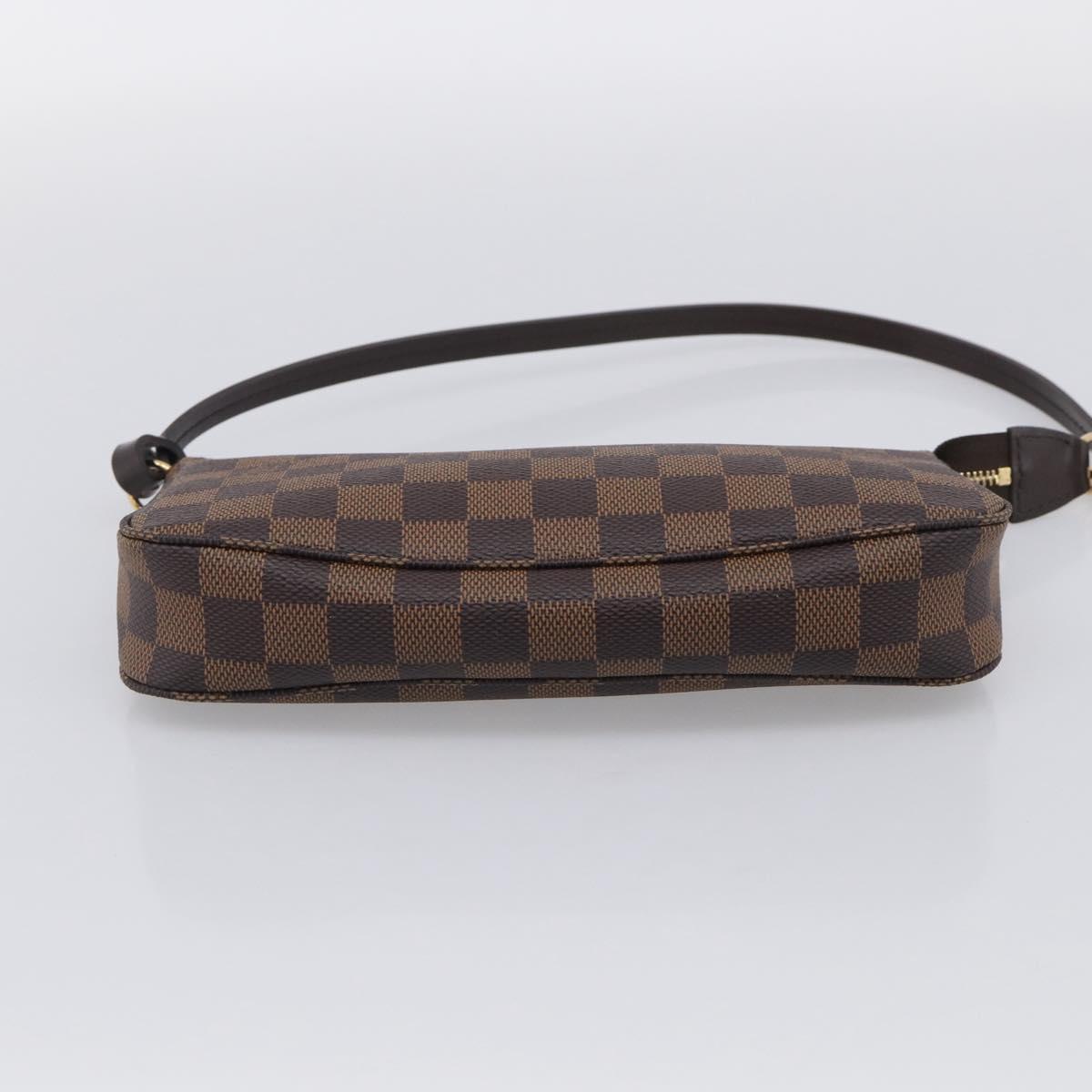 LOUIS VUITTON Damier Ebene Pochette Accessoires Pouch N41206 LV Auth ep16931V
