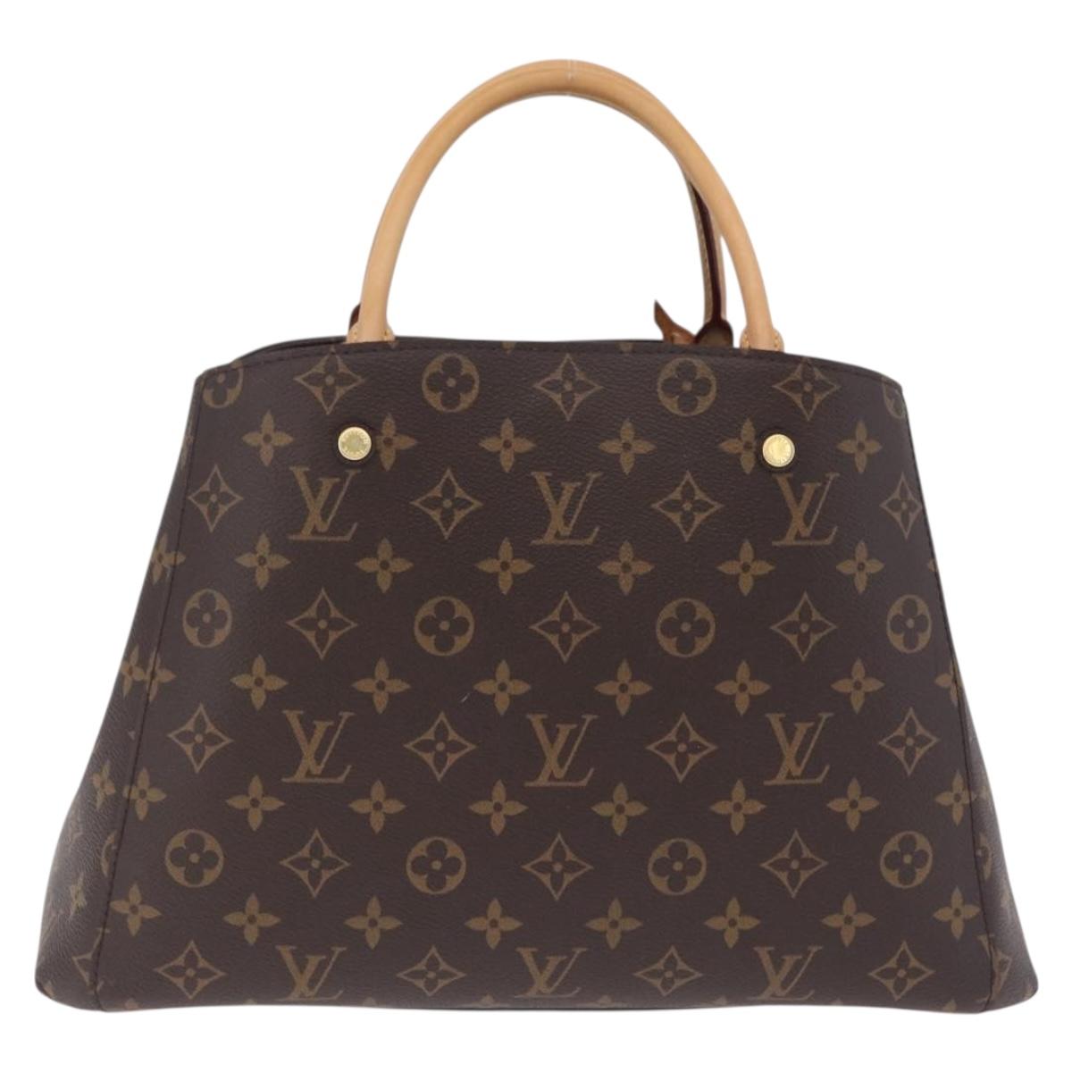 LOUIS VUITTON Monogram Montaigne BB Hand Bag 2way M41055 LV Auth ep16938V