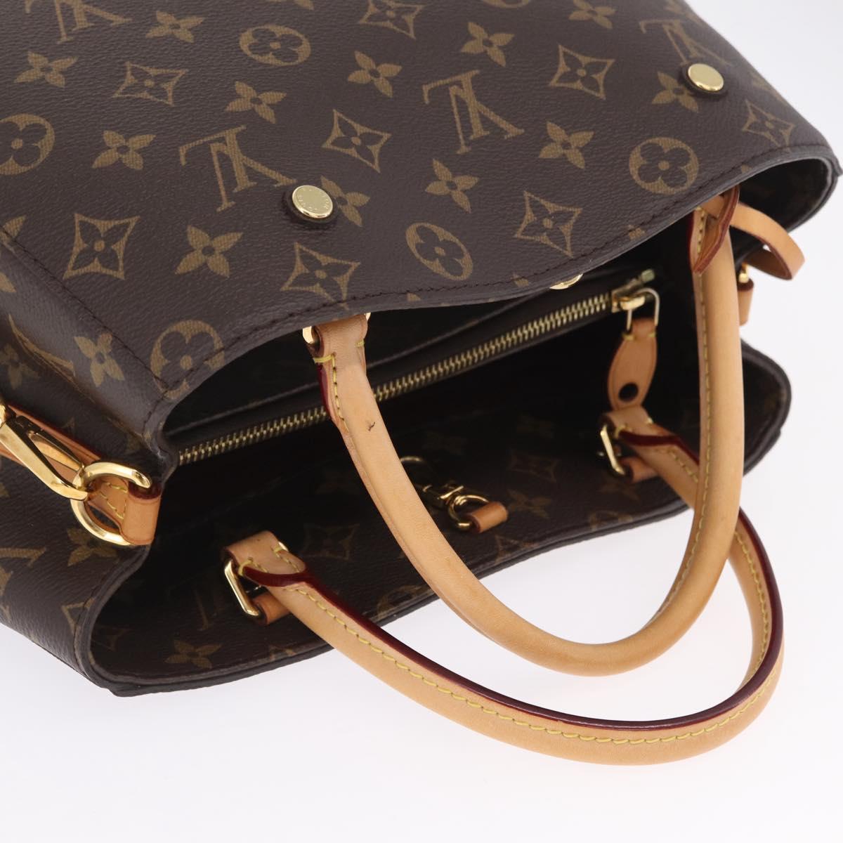 LOUIS VUITTON Monogram Montaigne BB Hand Bag 2way M41055 LV Auth ep16938V