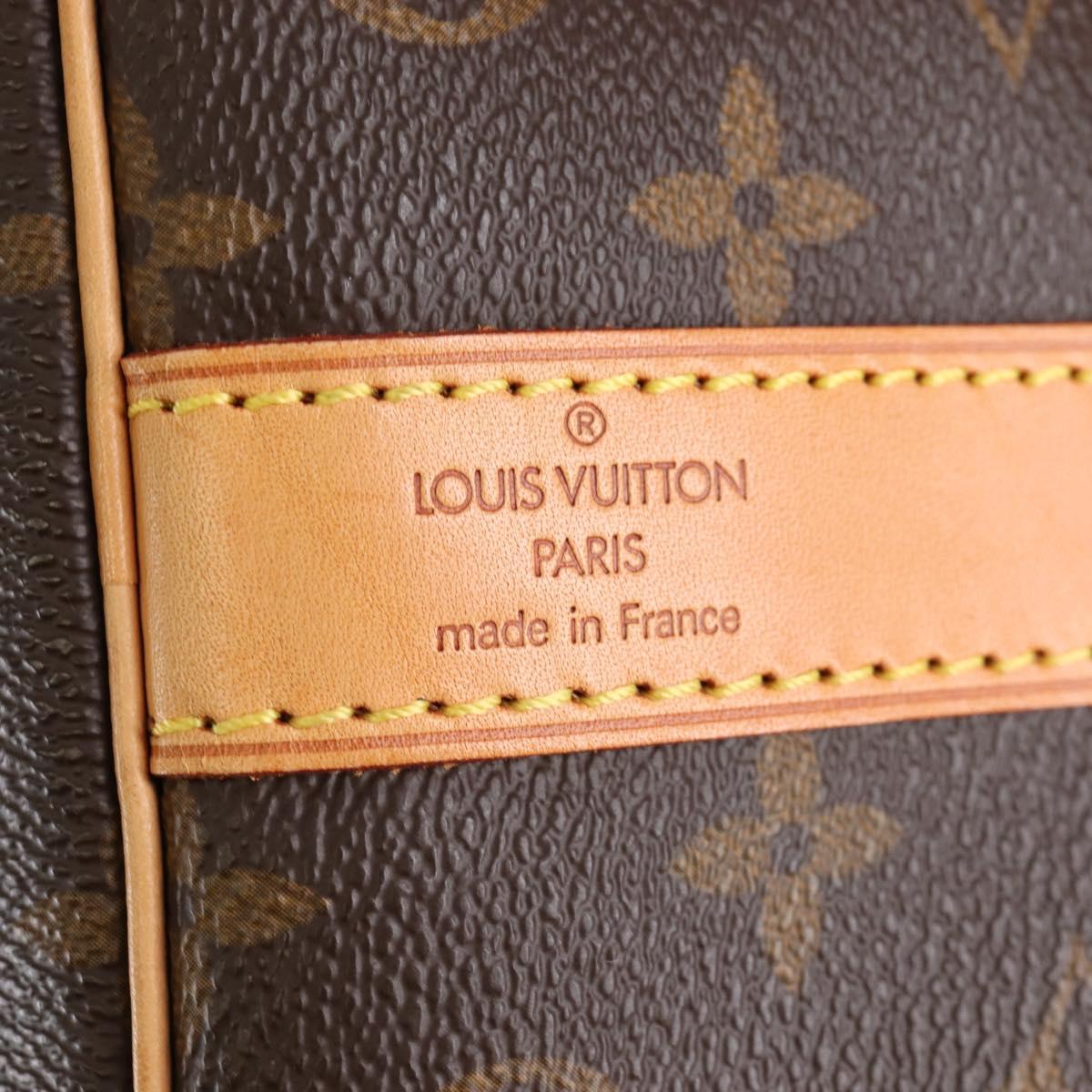 LOUIS VUITTON Monogram Keepall Bandouliere 50 Boston Bag M41416 LV Auth ep16940V