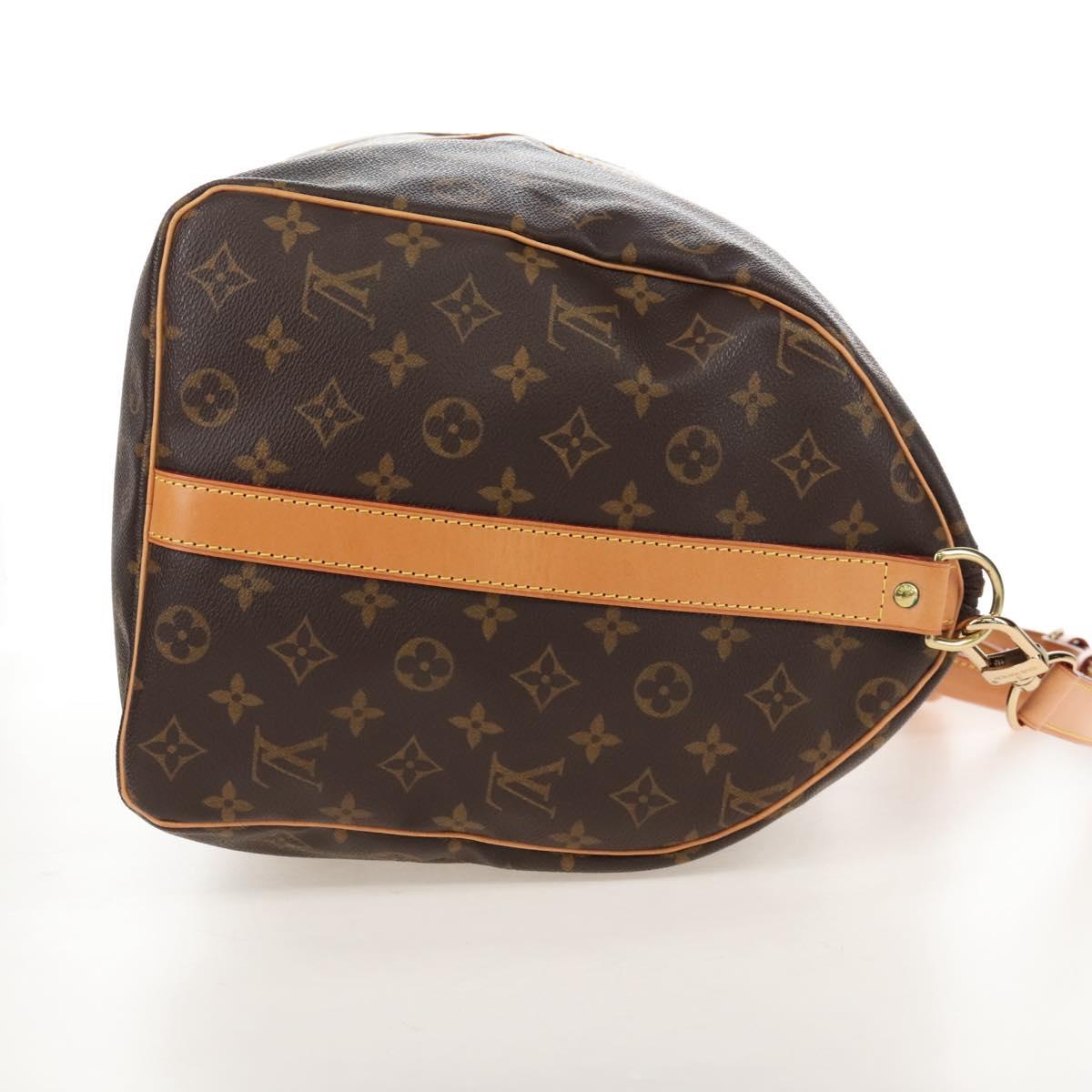LOUIS VUITTON Monogram Keepall Bandouliere 50 Boston Bag M41416 LV Auth ep16940V