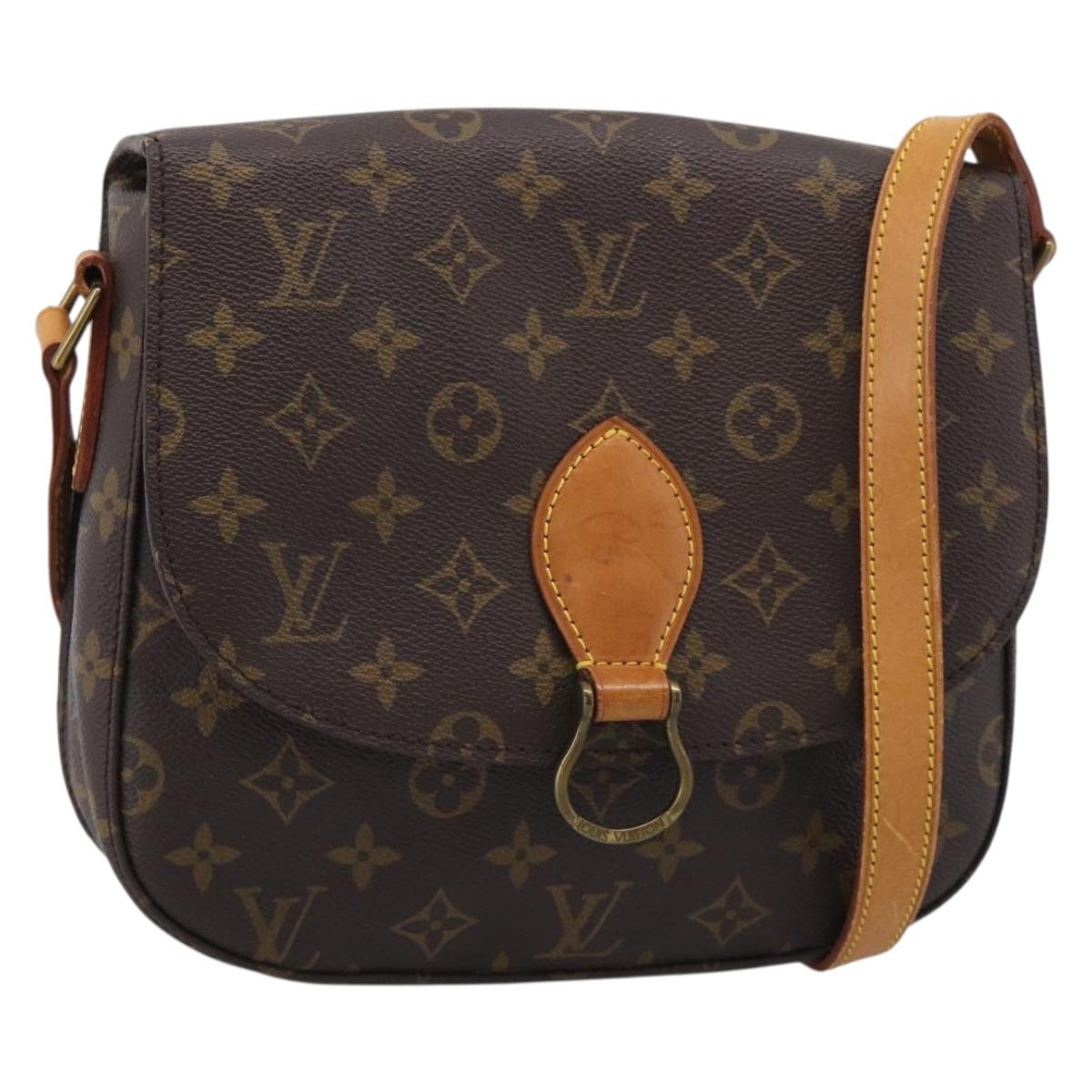 LOUIS VUITTON Monogram Saint Cloud GM Shoulder Bag M51242 LV Auth ep16945