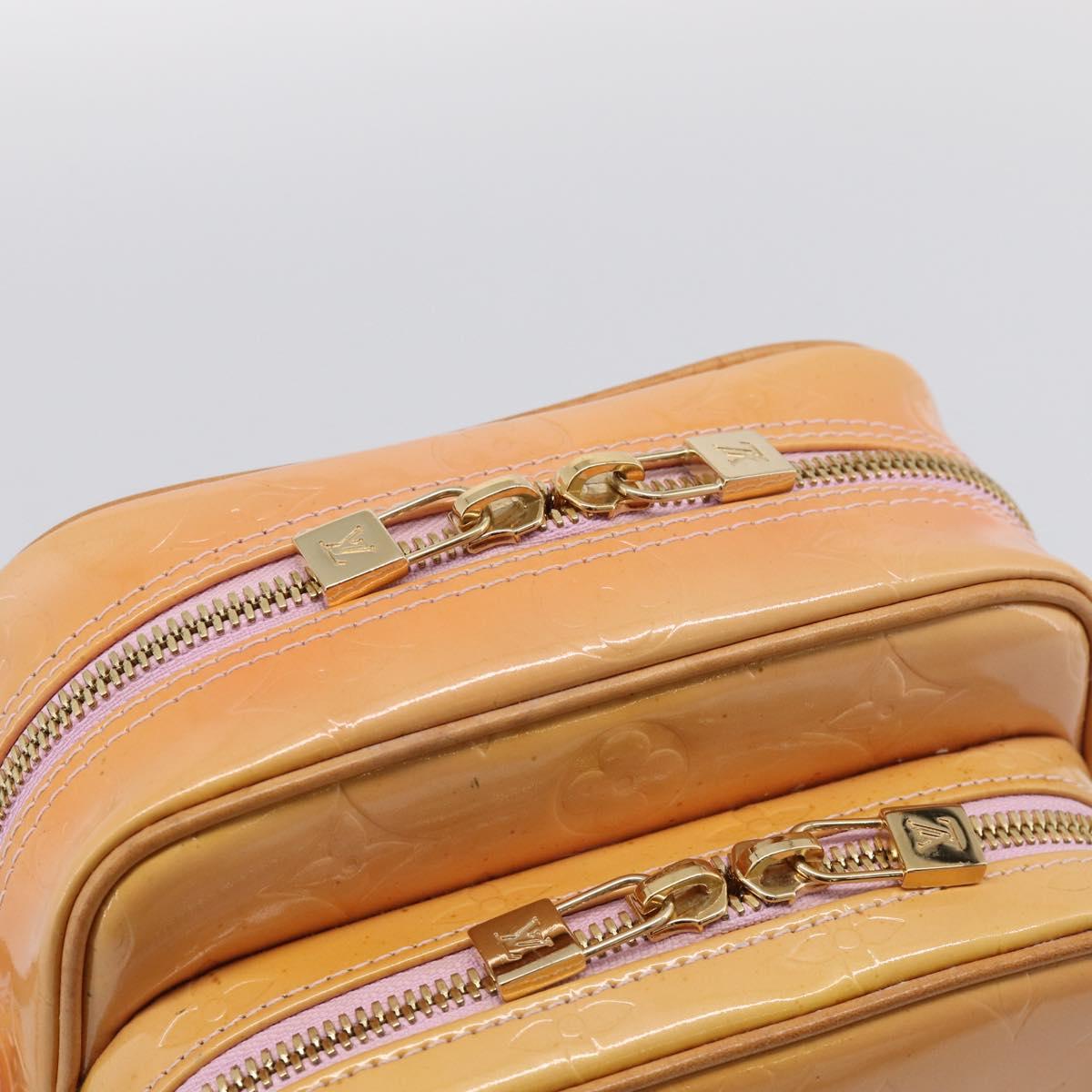 LOUIS VUITTON Monogram Vernis Shoulder Bag Marshmallow Pink M91037 Auth ep16949A