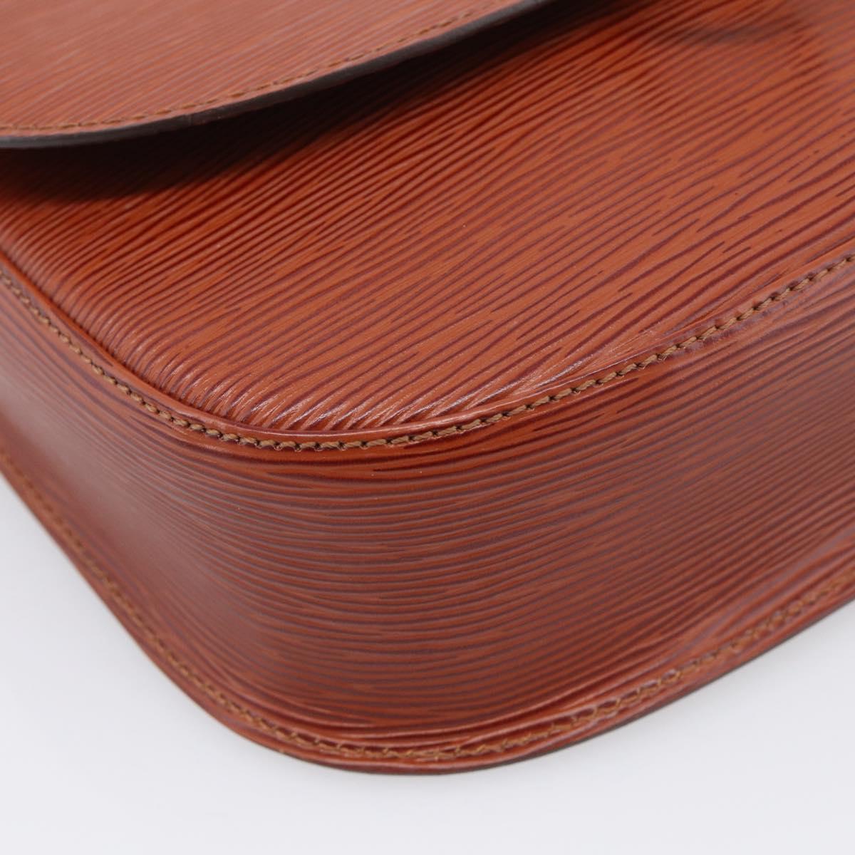 LOUIS VUITTON Epi Saint Cloud GM Shoulder Bag Brown M52193 LV Auth ep16950A