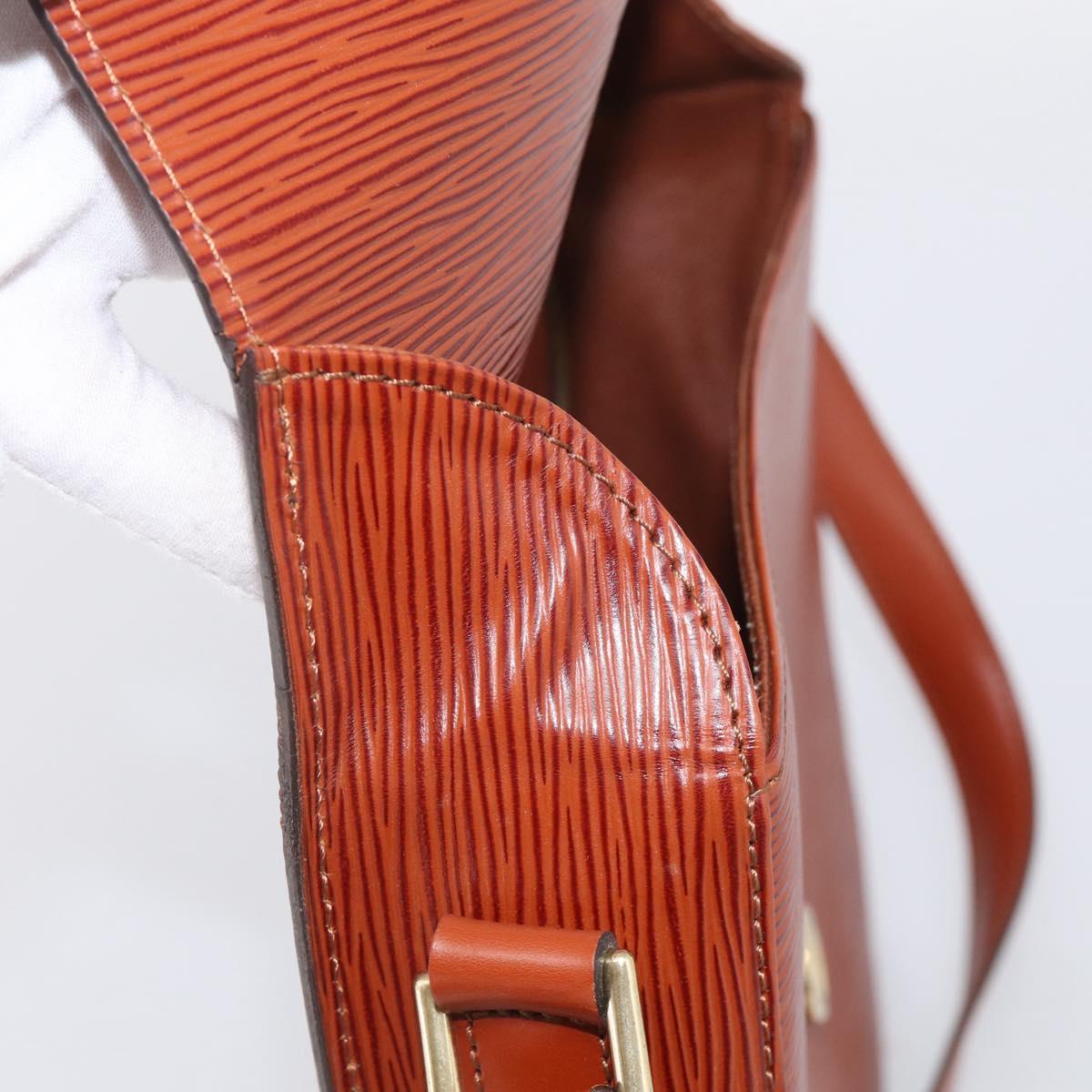 LOUIS VUITTON Epi Saint Cloud GM Shoulder Bag Brown M52193 LV Auth ep16950A