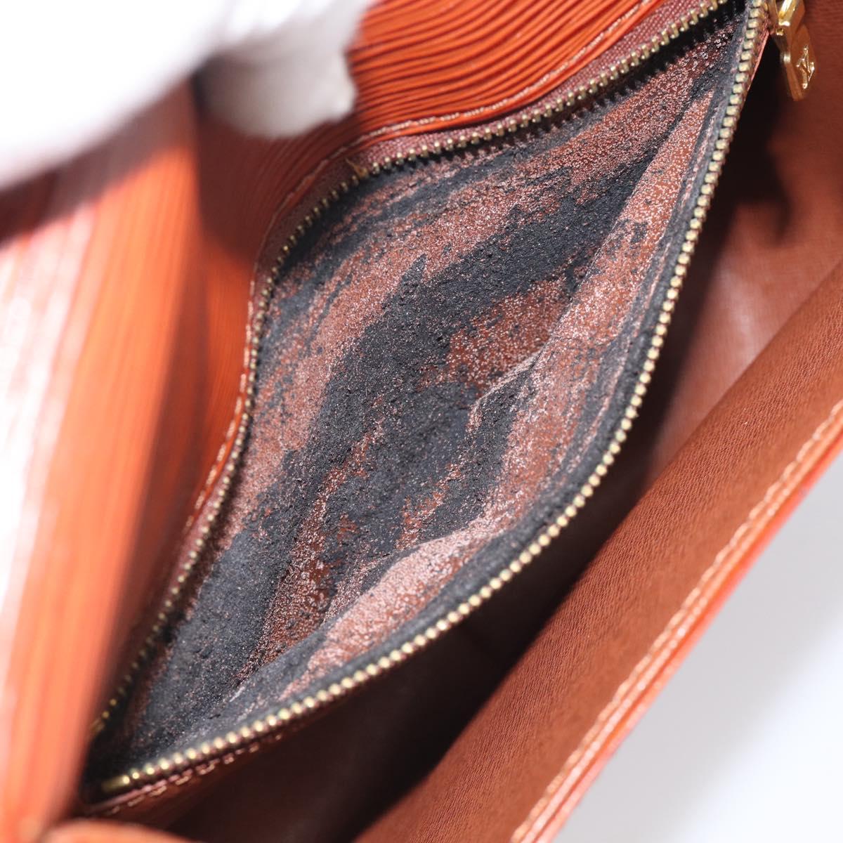 LOUIS VUITTON Epi Saint Cloud GM Shoulder Bag Brown M52193 LV Auth ep16950A