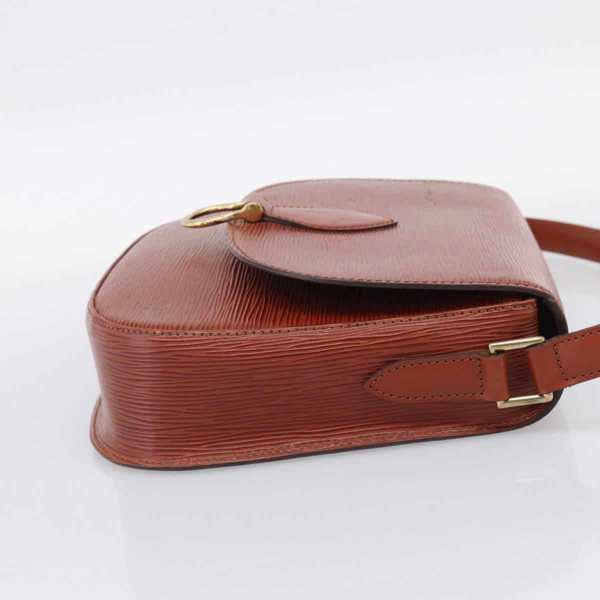 LOUIS VUITTON Epi Saint Cloud GM Shoulder Bag Brown M52193 LV Auth ep16950A
