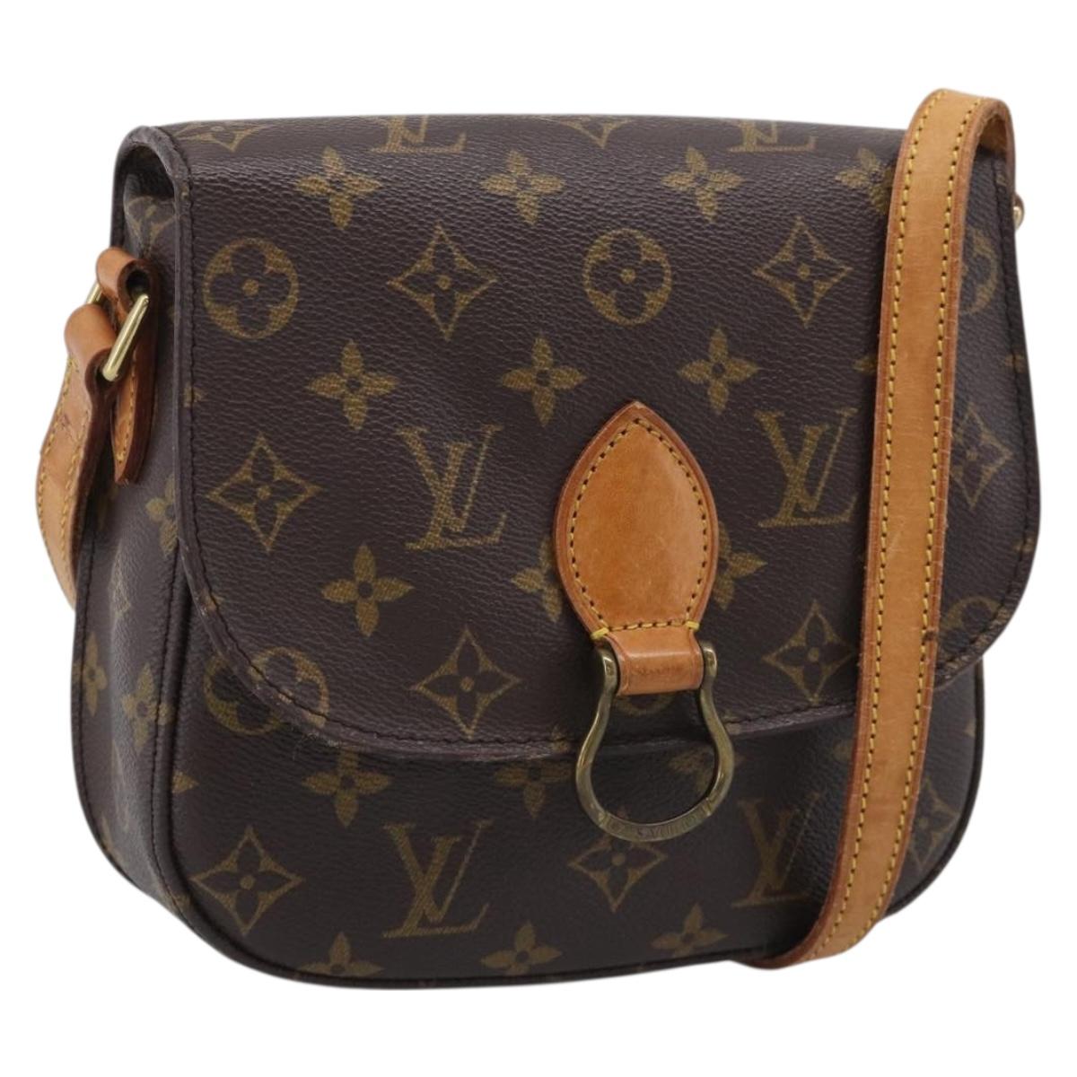 LOUIS VUITTON Monogram Saint Cloud MM Shoulder Bag M51243 LV Auth ep16953