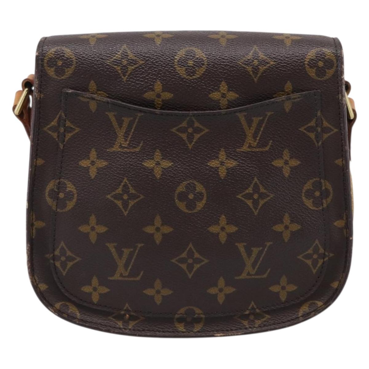 LOUIS VUITTON Monogram Saint Cloud MM Shoulder Bag M51243 LV Auth ep16953