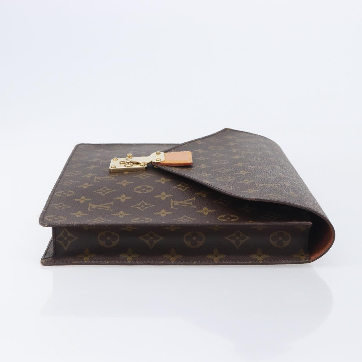 LOUIS VUITTON Monogram Porte Documents Senatur Briefcase M53335 LV Auth ep16958A