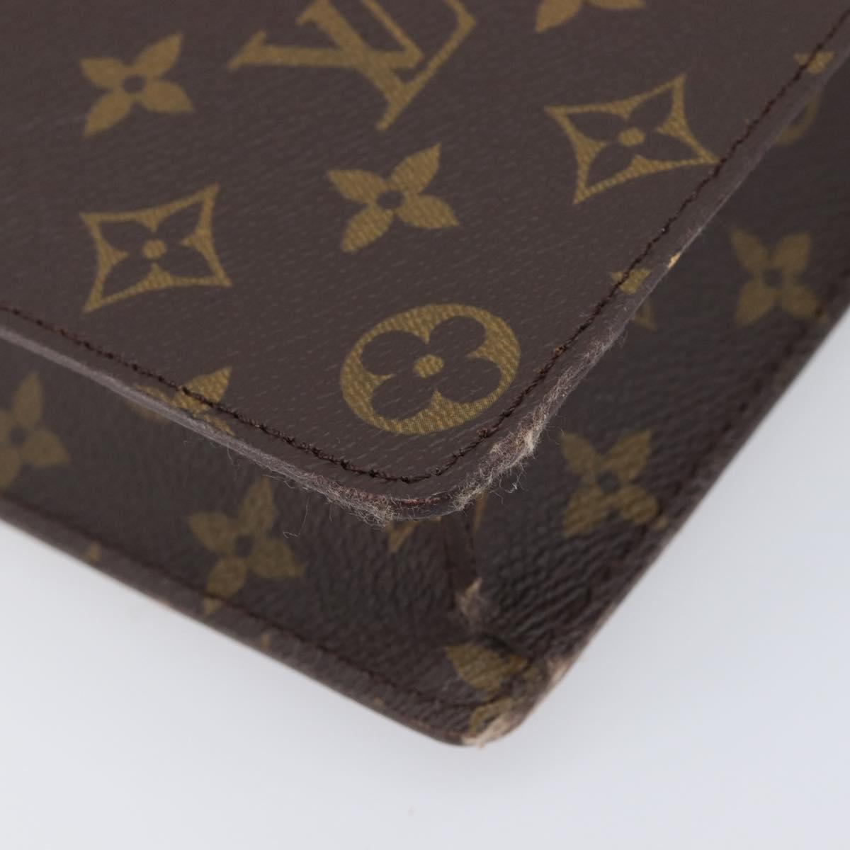 LOUIS VUITTON Monogram Porte Documents Senatur Briefcase M53335 LV Auth ep16958A