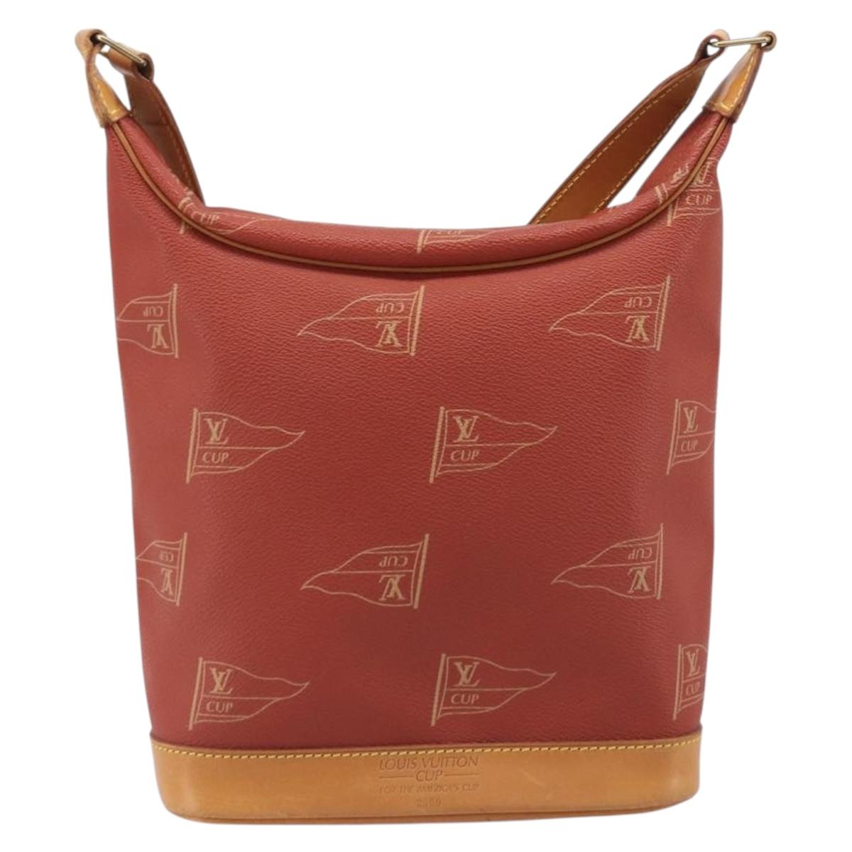 LOUIS VUITTON LV Cup Rutuke Shoulder Bag Red M80027 LV Auth ep16961A
