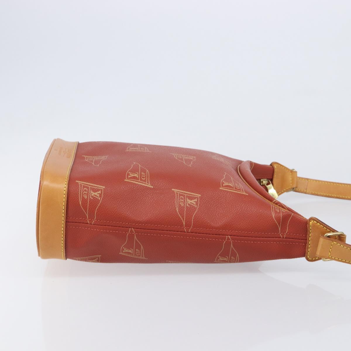 LOUIS VUITTON LV Cup Rutuke Shoulder Bag Red M80027 LV Auth ep16961A