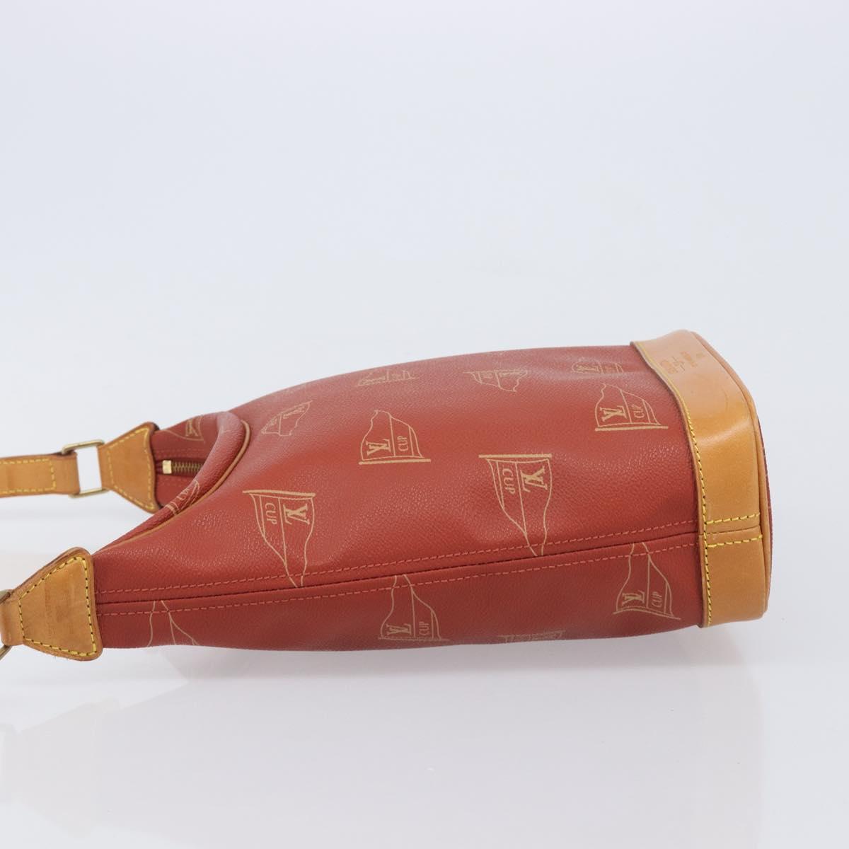 LOUIS VUITTON LV Cup Rutuke Shoulder Bag Red M80027 LV Auth ep16961A