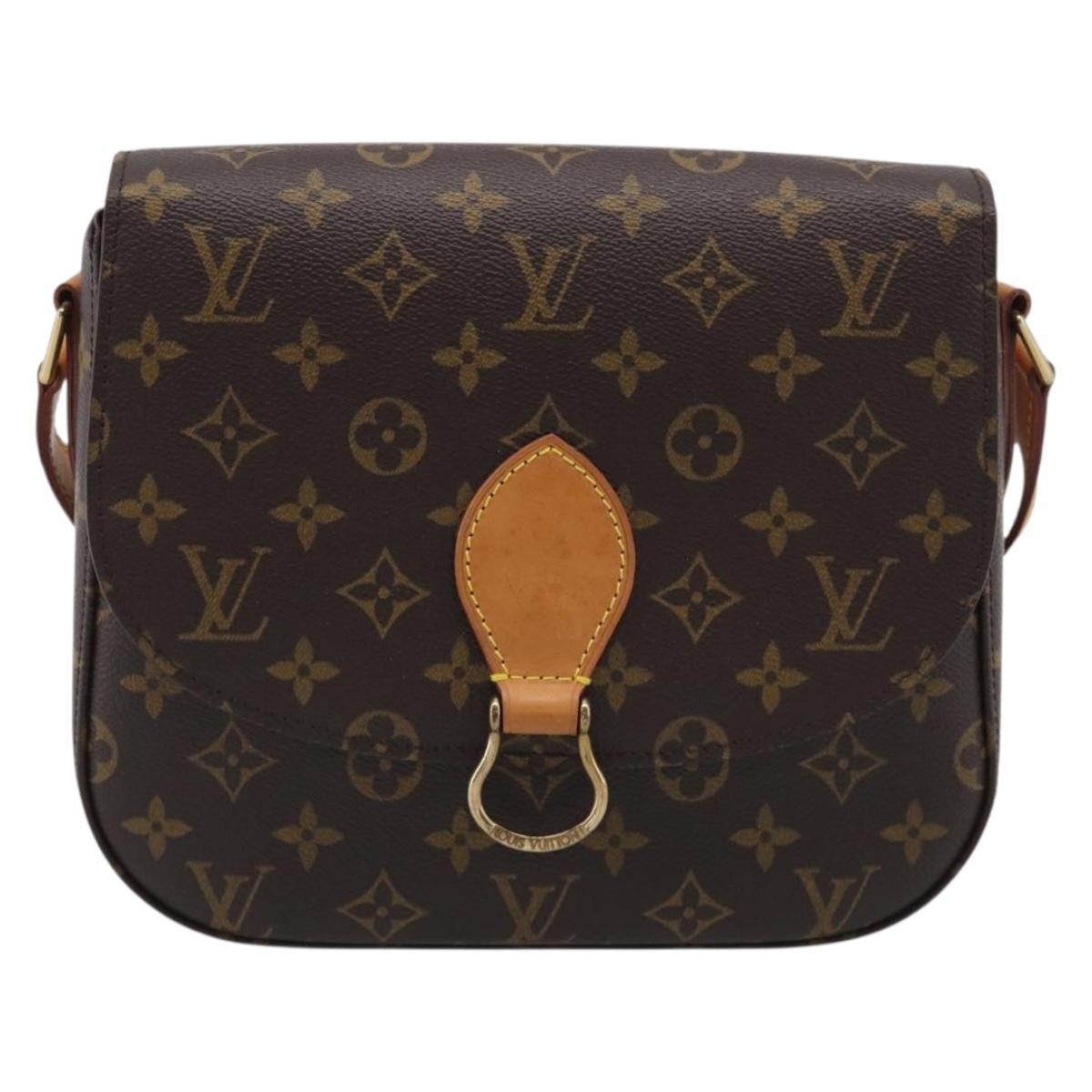LOUIS VUITTON Monogram Saint Cloud GM Shoulder Bag M51242 LV Auth ep16965V