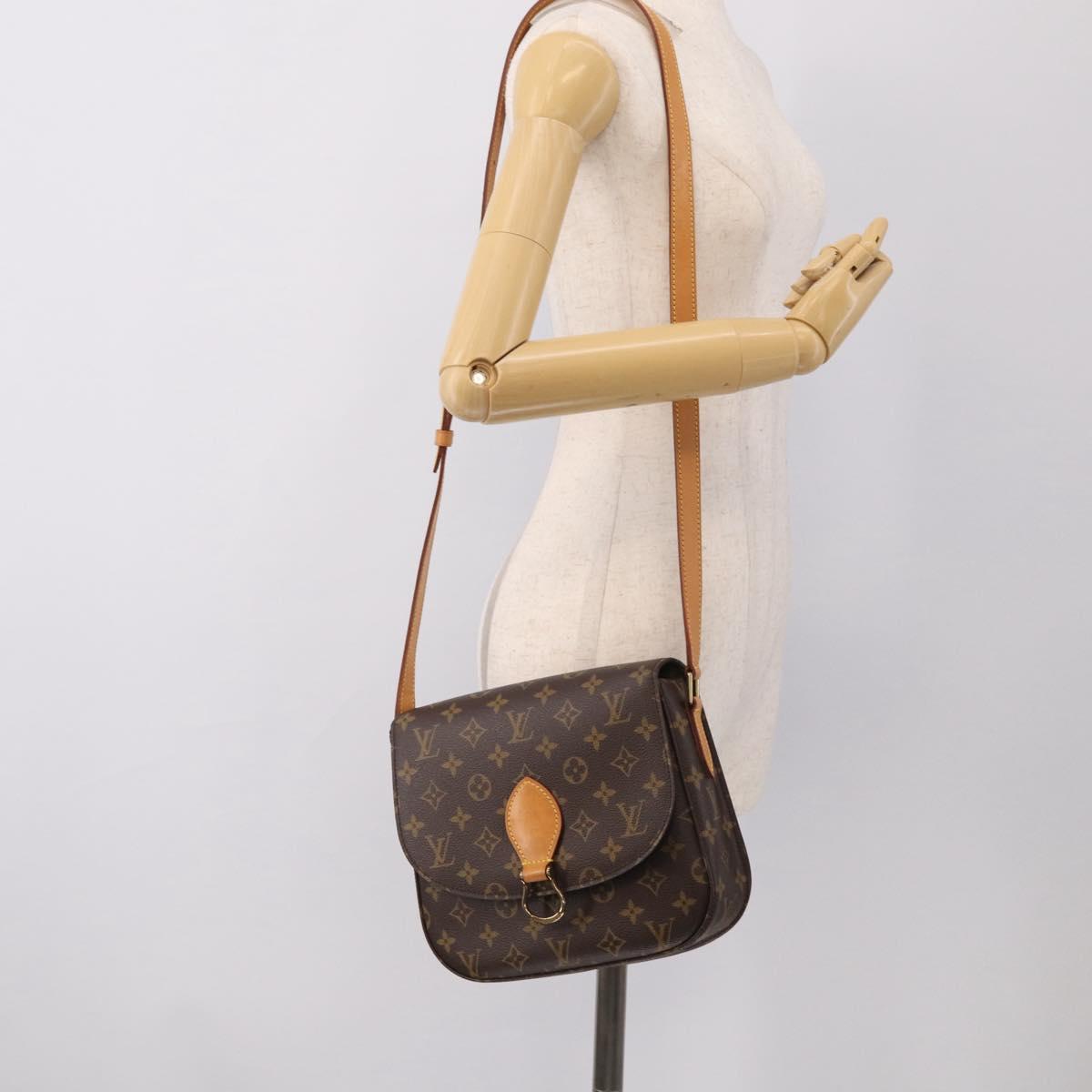LOUIS VUITTON Monogram Saint Cloud GM Shoulder Bag M51242 LV Auth ep16965V