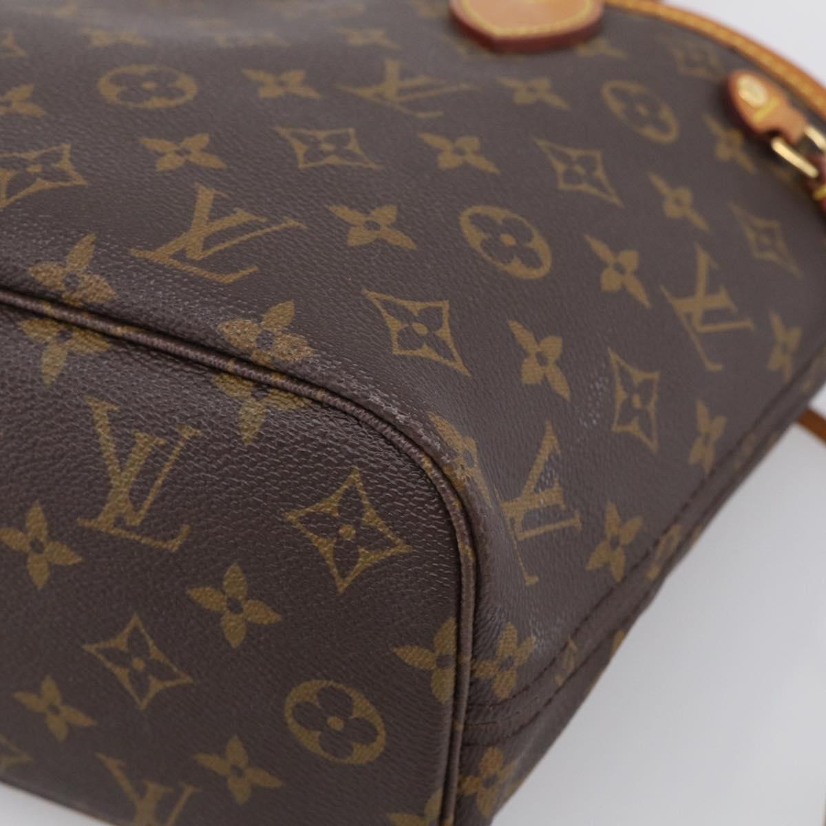 LOUIS VUITTON Monogram Neverfull PM Tote Bag M40155 LV Auth ep16970A