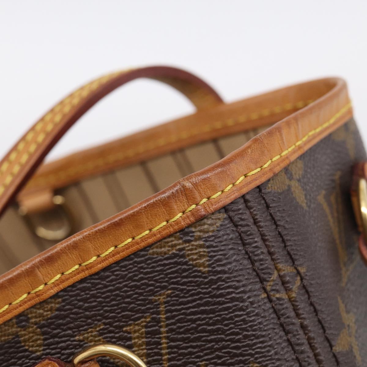 LOUIS VUITTON Monogram Neverfull PM Tote Bag M40155 LV Auth ep16970A
