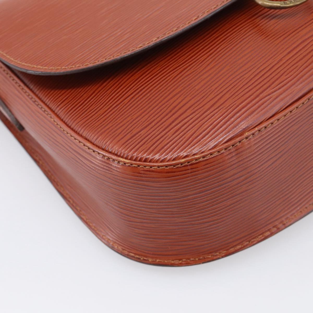 LOUIS VUITTON Epi Saint Cloud GM Shoulder Bag Brown M52193 LV Auth ep16972