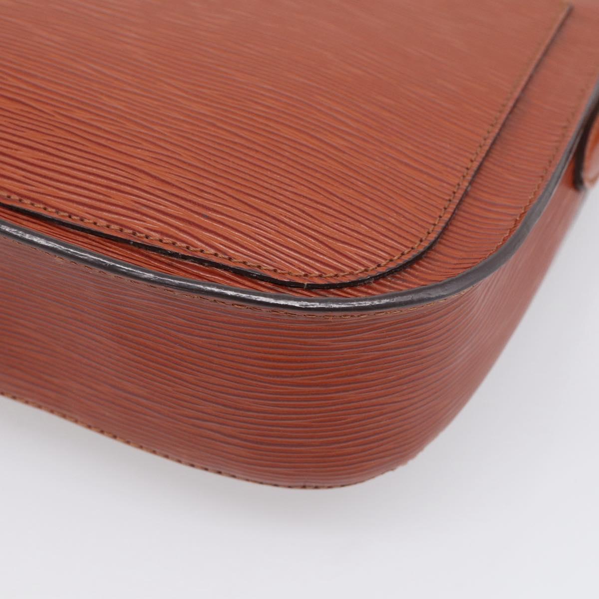 LOUIS VUITTON Epi Saint Cloud GM Shoulder Bag Brown M52193 LV Auth ep16972