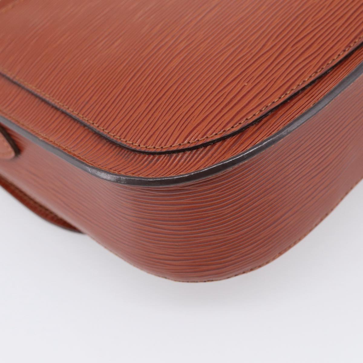 LOUIS VUITTON Epi Saint Cloud GM Shoulder Bag Brown M52193 LV Auth ep16972