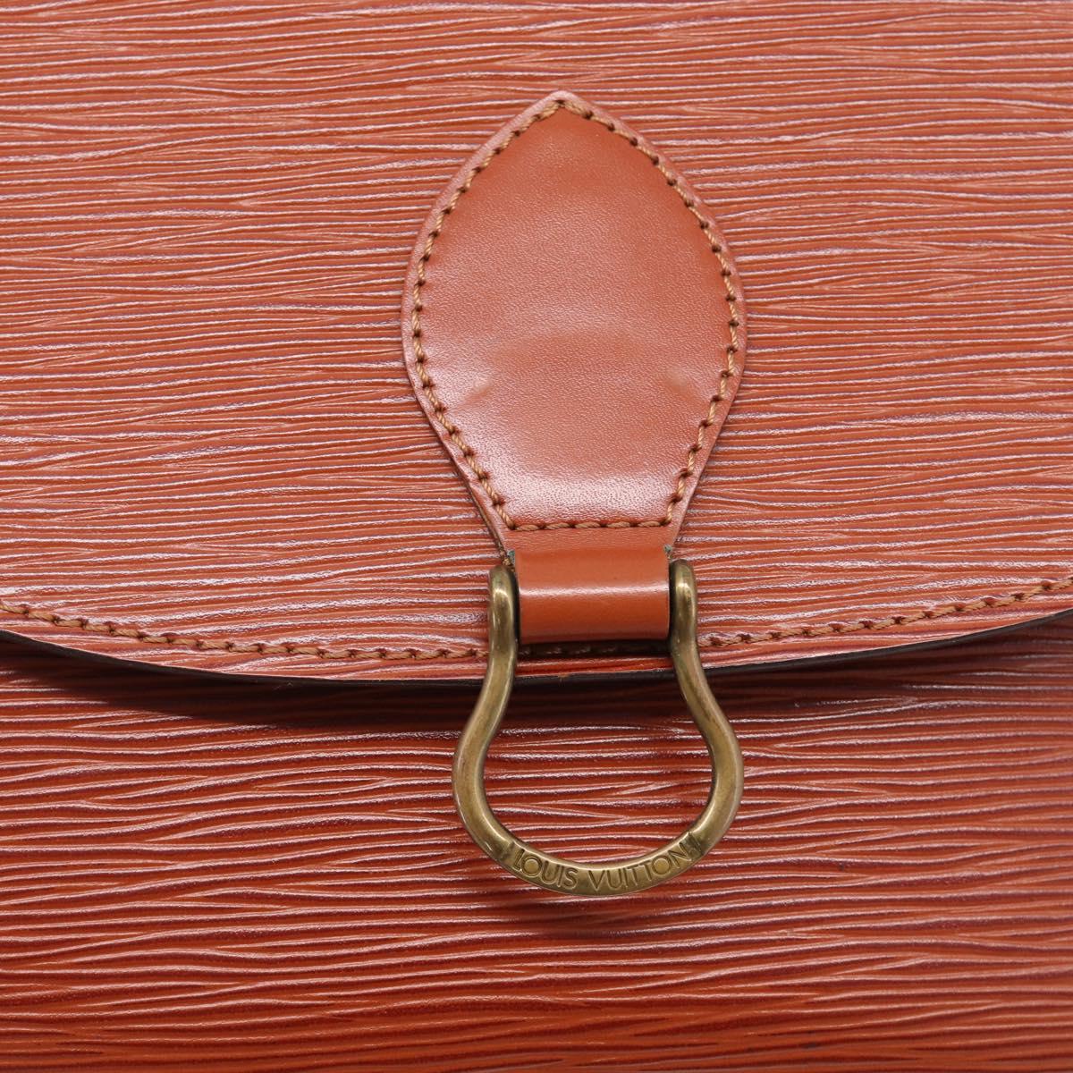 LOUIS VUITTON Epi Saint Cloud GM Shoulder Bag Brown M52193 LV Auth ep16972