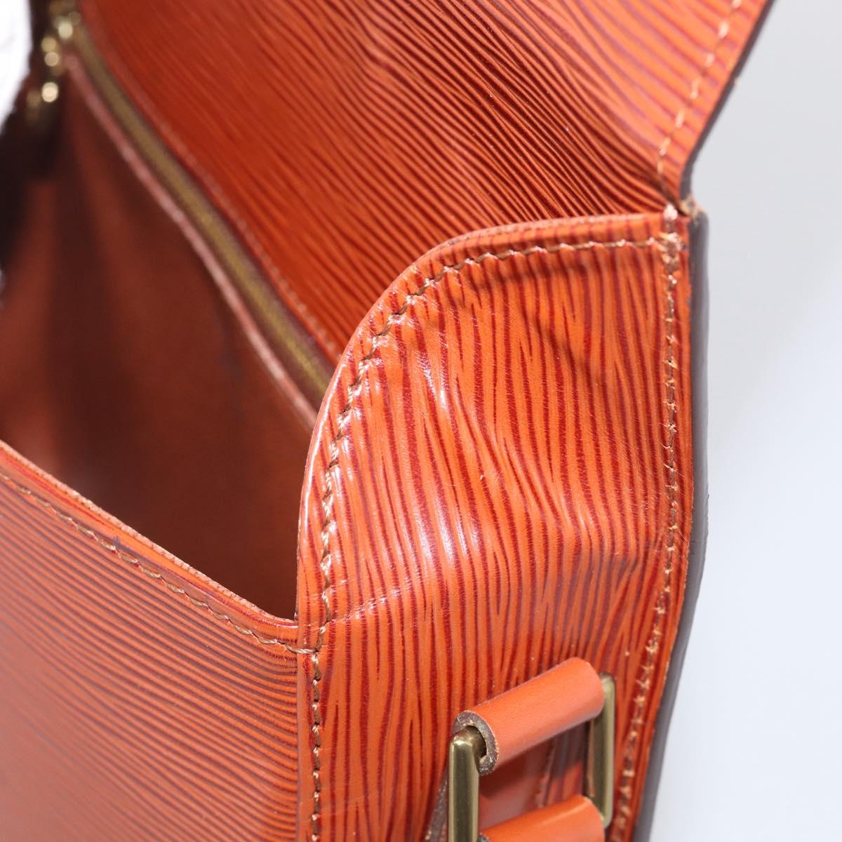 LOUIS VUITTON Epi Saint Cloud GM Shoulder Bag Brown M52193 LV Auth ep16972