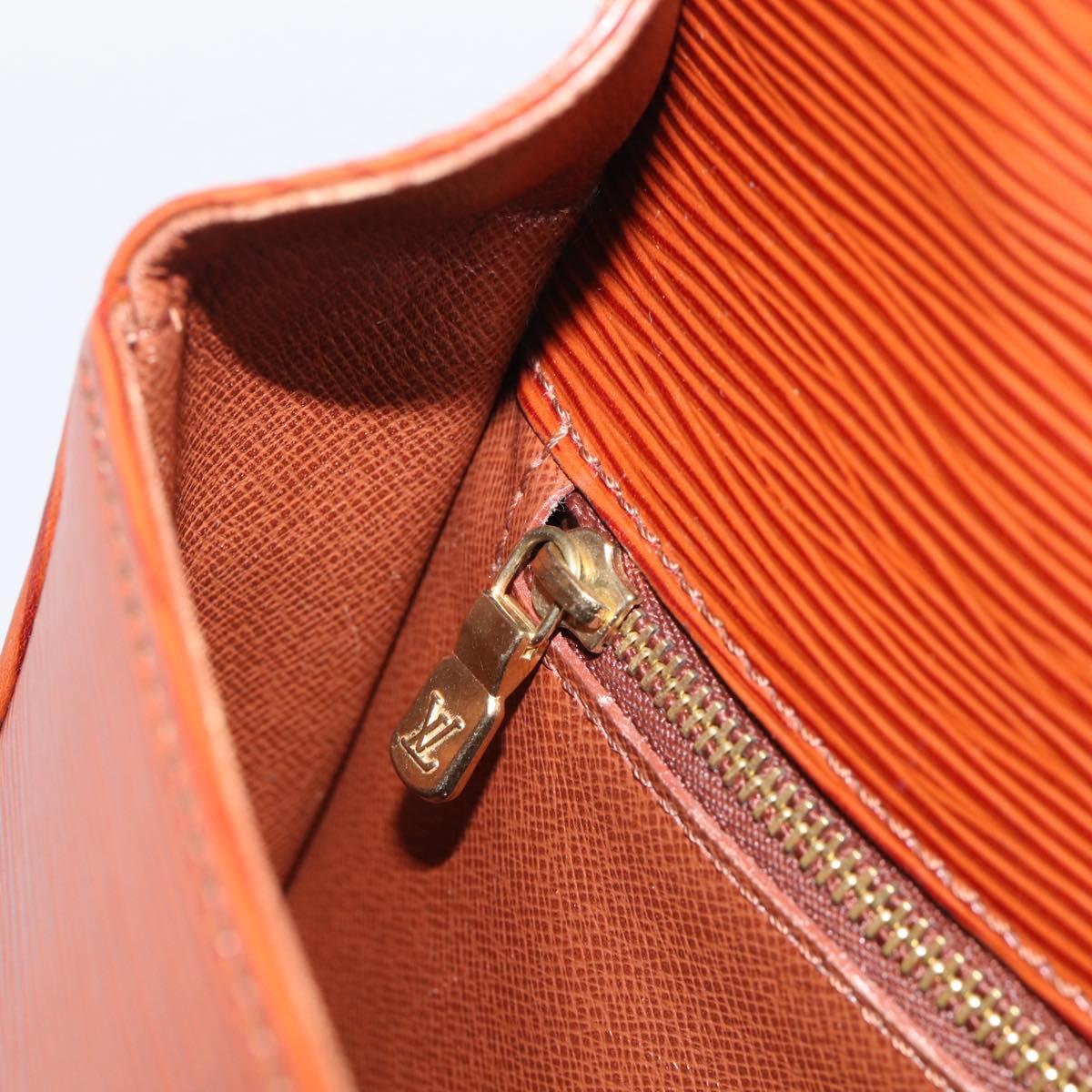 LOUIS VUITTON Epi Saint Cloud GM Shoulder Bag Brown M52193 LV Auth ep16972