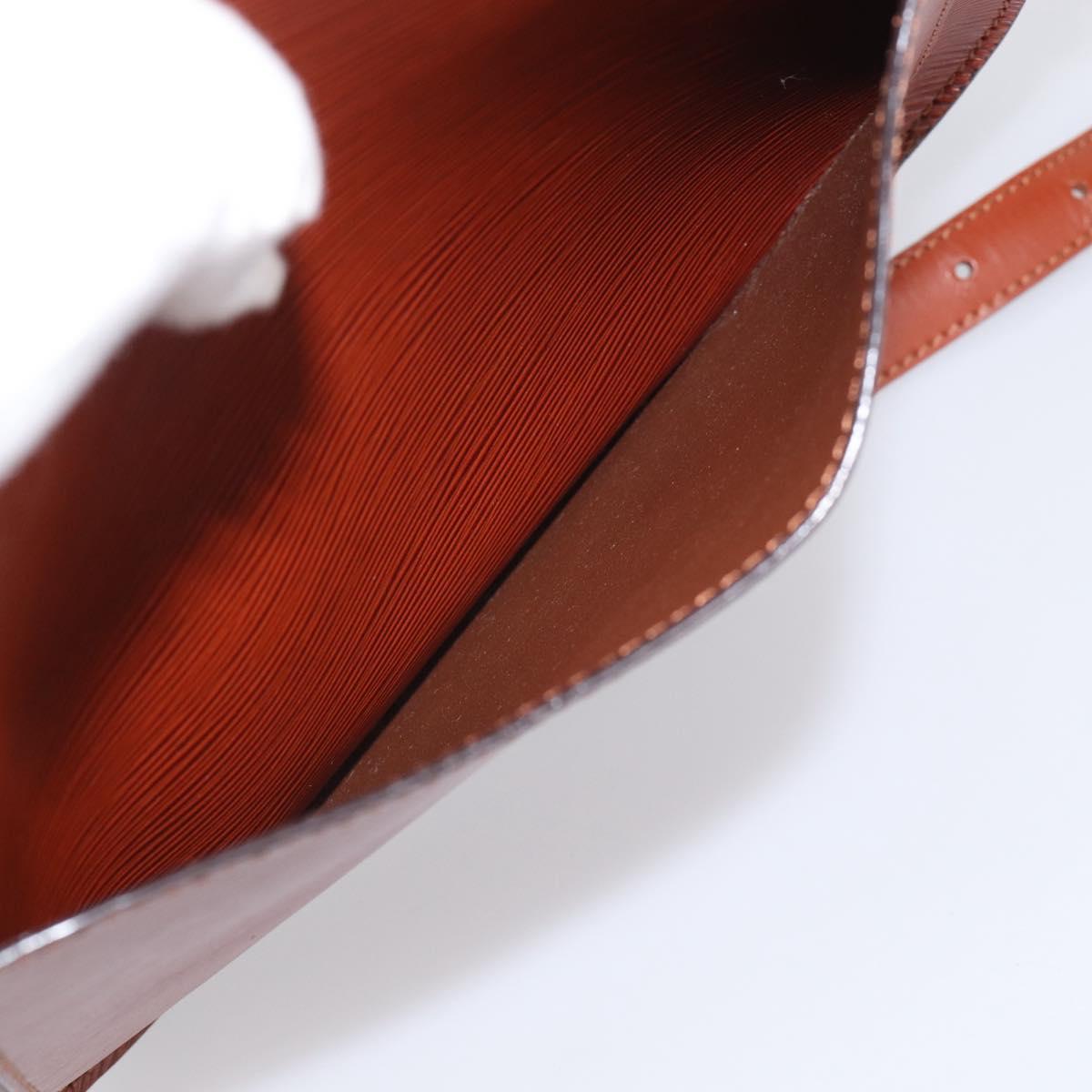 LOUIS VUITTON Epi Saint Cloud GM Shoulder Bag Brown M52193 LV Auth ep16972