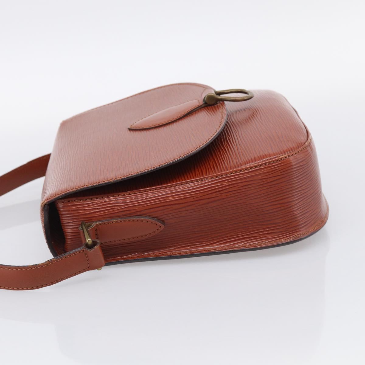 LOUIS VUITTON Epi Saint Cloud GM Shoulder Bag Brown M52193 LV Auth ep16972