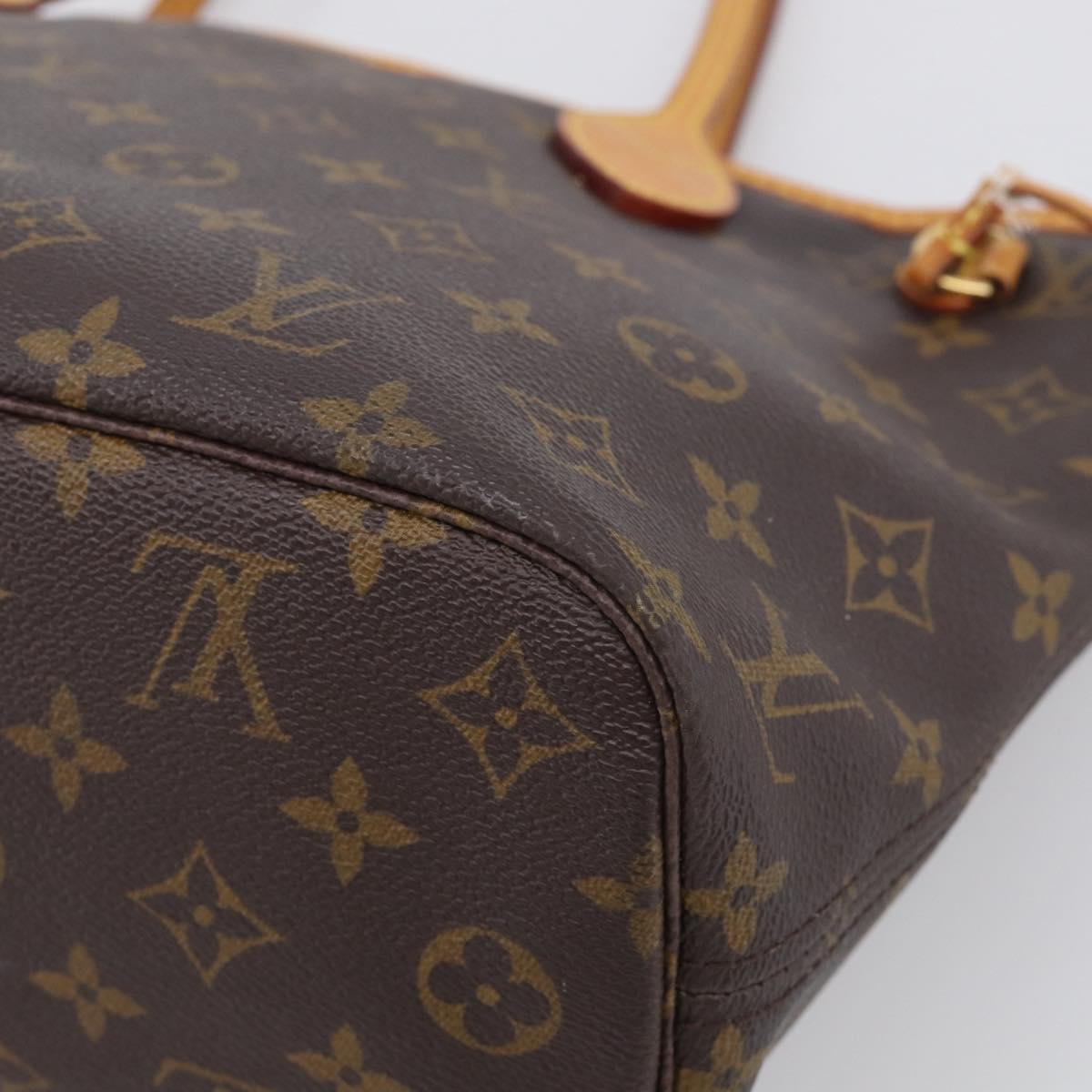 LOUIS VUITTON Monogram Neverfull PM Tote Bag M40155 LV Auth ep16973