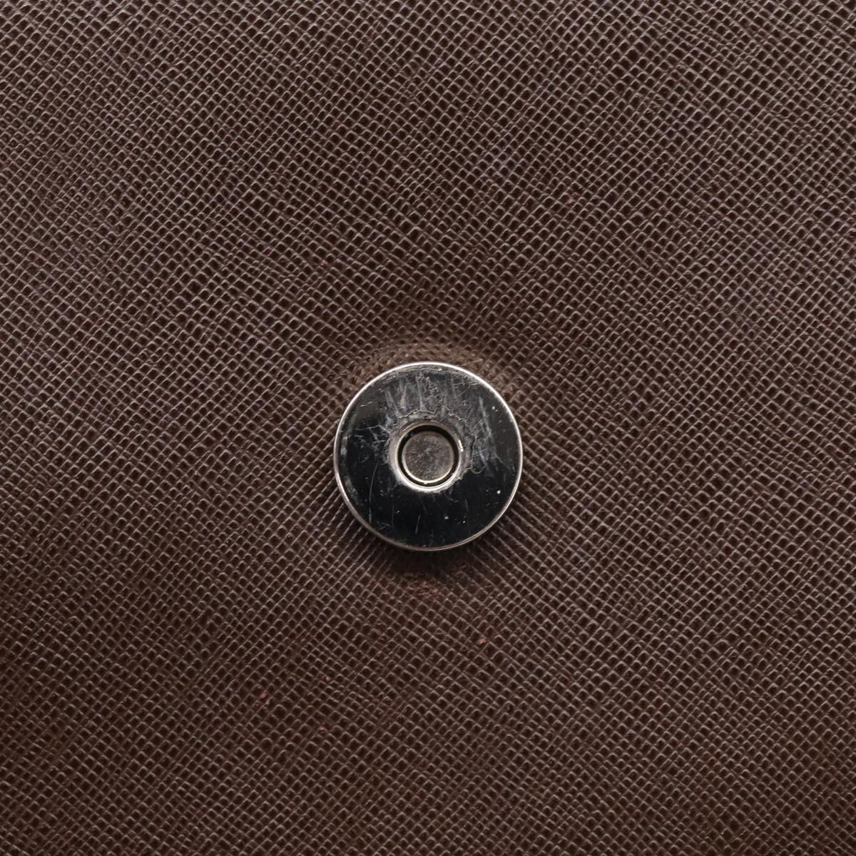 BURBERRY Hand Bag Leather Brown Silver Auth ep16974A