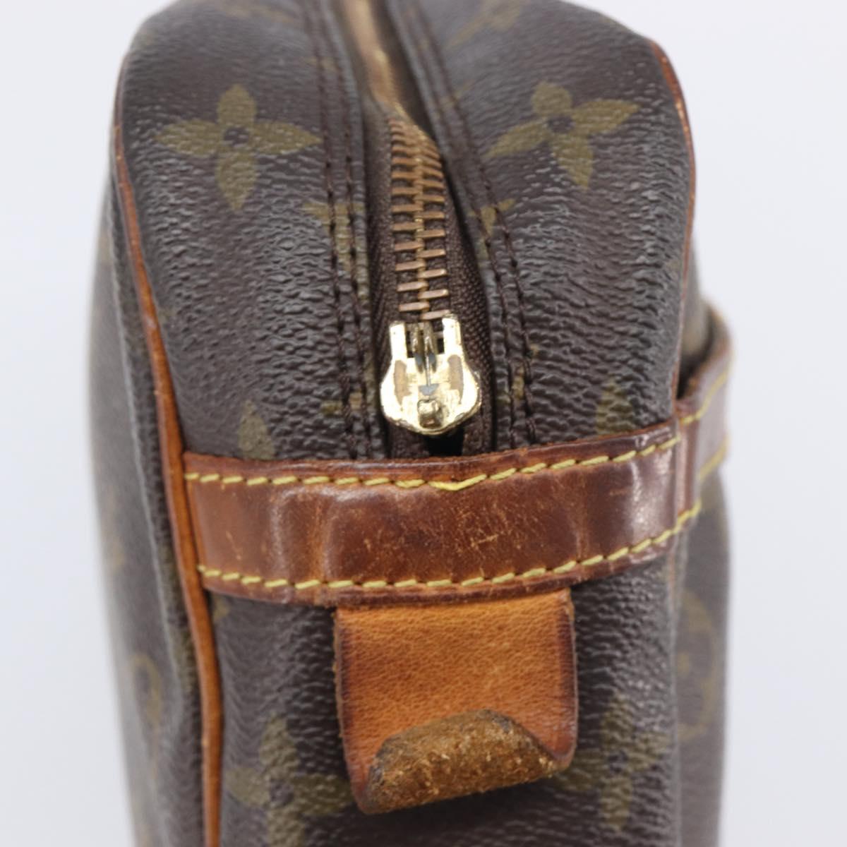 LOUIS VUITTON Monogram Compiegne 28 Clutch Bag M51845 LV Auth ep16980