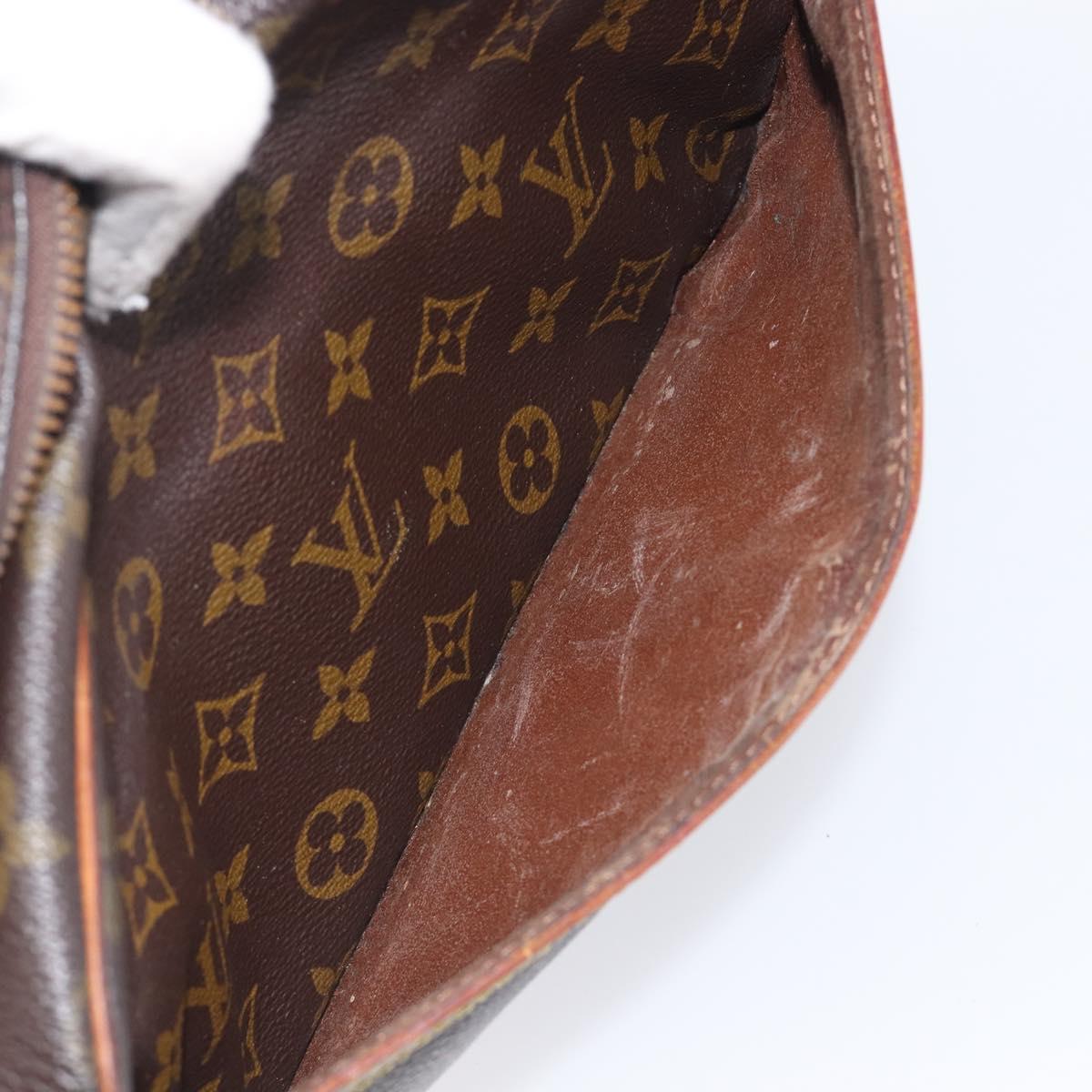 LOUIS VUITTON Monogram Compiegne 28 Clutch Bag M51845 LV Auth ep16980