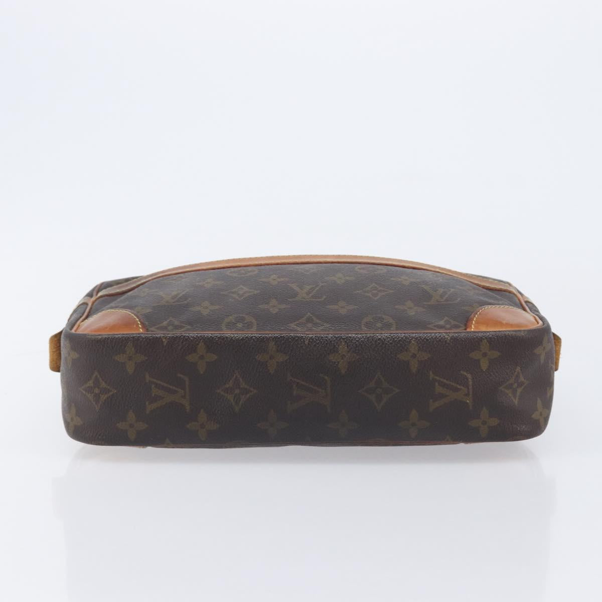 LOUIS VUITTON Monogram Compiegne 28 Clutch Bag M51845 LV Auth ep16980