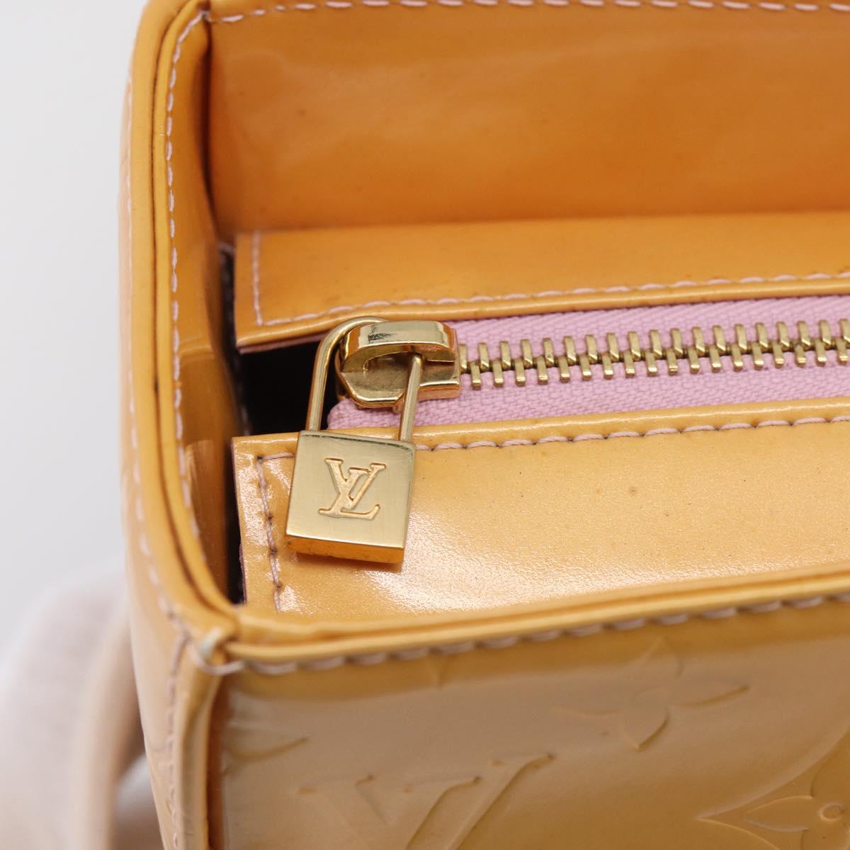 LOUIS VUITTON Monogram Vernis Columbus Bag Marshmallow Pink M91032 Auth ep16996