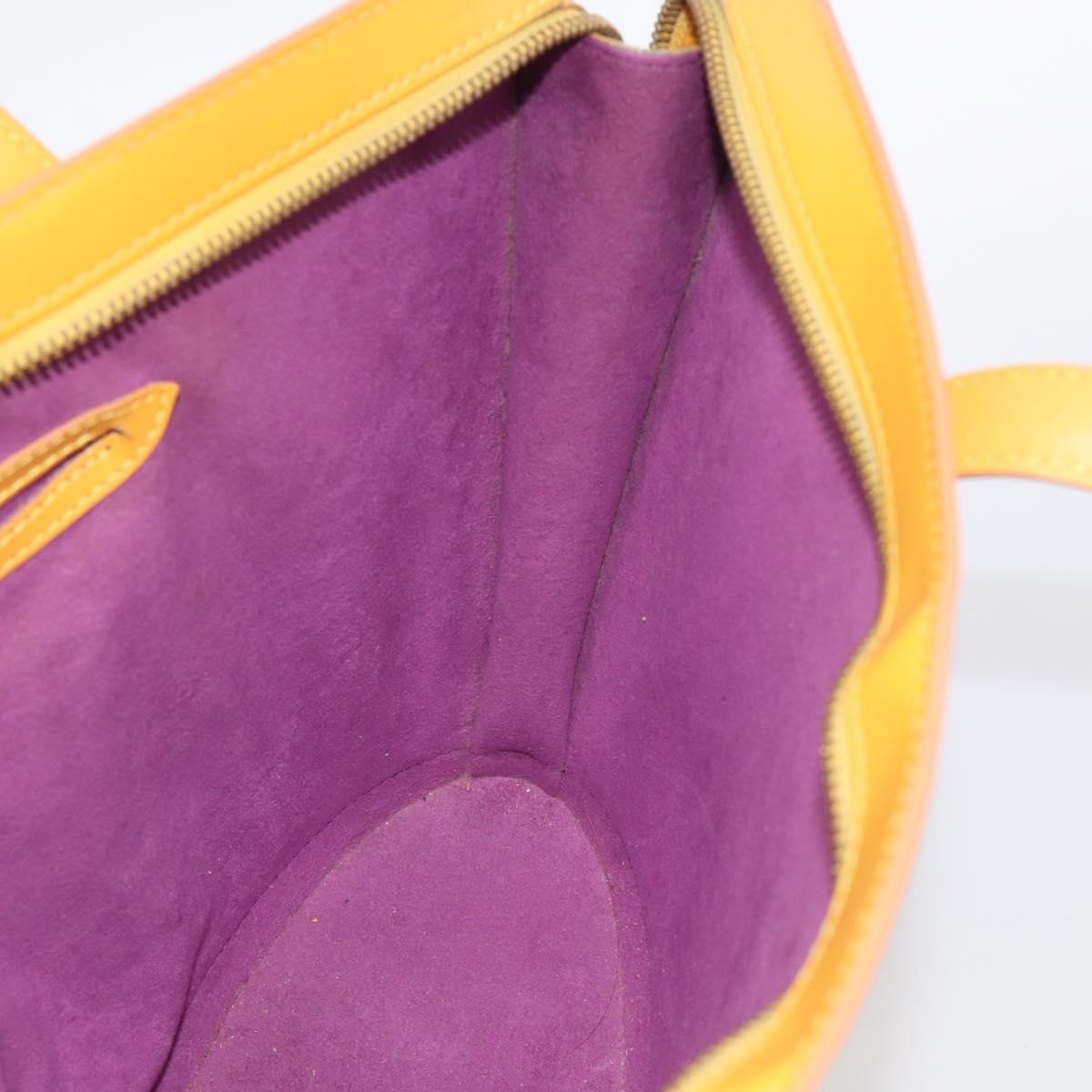 LOUIS VUITTON Epi Saint Jacques Shopping Shoulder Bag Yellow M52269 Auth ep17001