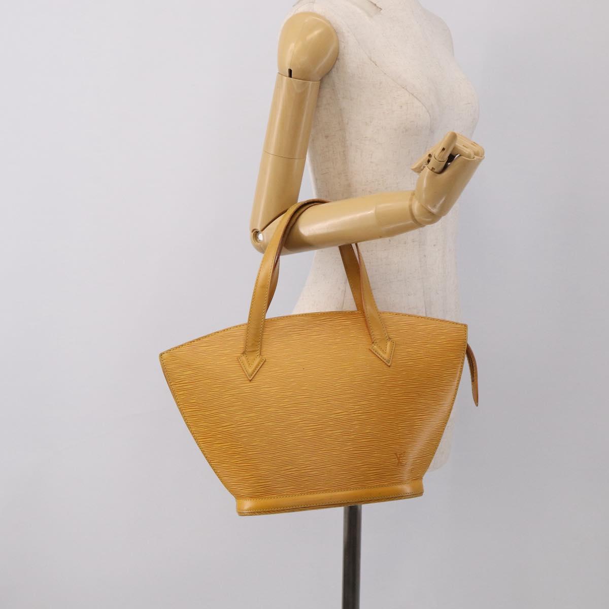 LOUIS VUITTON Epi Saint Jacques Shopping Shoulder Bag Yellow M52269 Auth ep17001